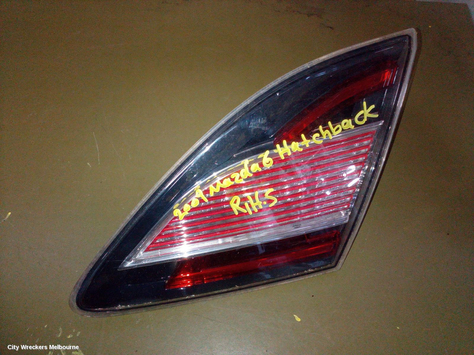 MAZDA 6 REAR GARNISH, TAILGATE LAMP (RH SIDE), GH, HATCH, 02/2008 - 02/2010