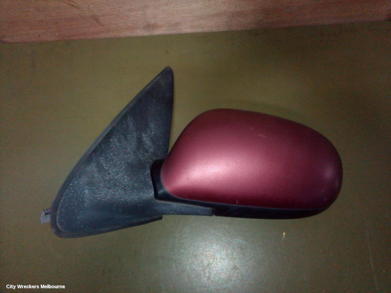 NISSAN PULSAR LEFT DOOR MIRROR, N16, SEDAN, COLOUR CODED, 07/2000 - 07/2003