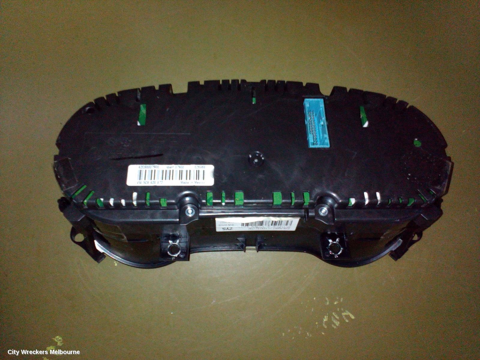 VOLKSWAGEN JETTA INSTRUMENT CLUSTER, PETROL, AUTO T/M TYPE, 1B, 02/2011 - 01/2015