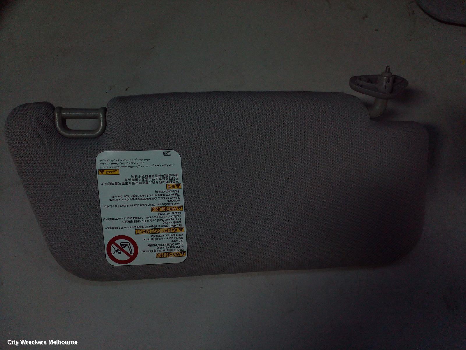 SUBARU FORESTER SUNVISOR, LH SIDE, 06/2005 - 02/2008