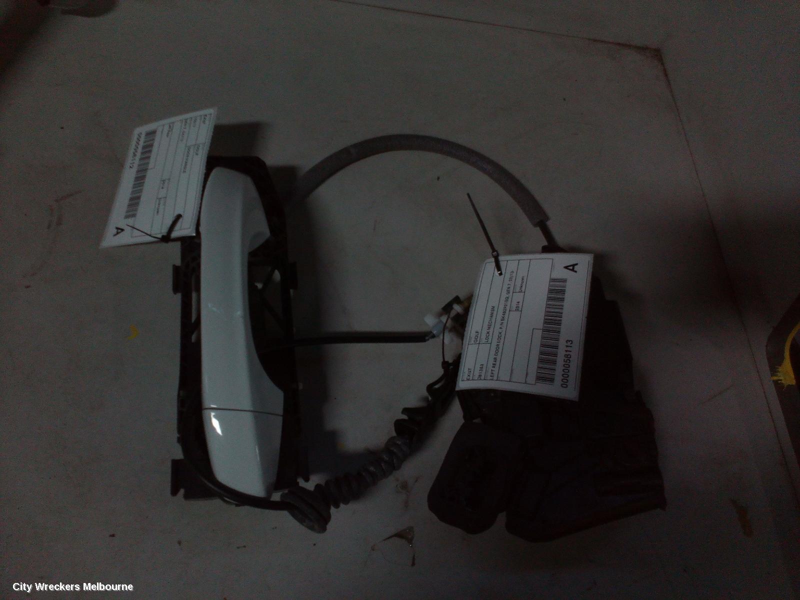 VOLKSWAGEN GOLF DOOR HANDLE, GEN 7, 11/2012 - 08/2020