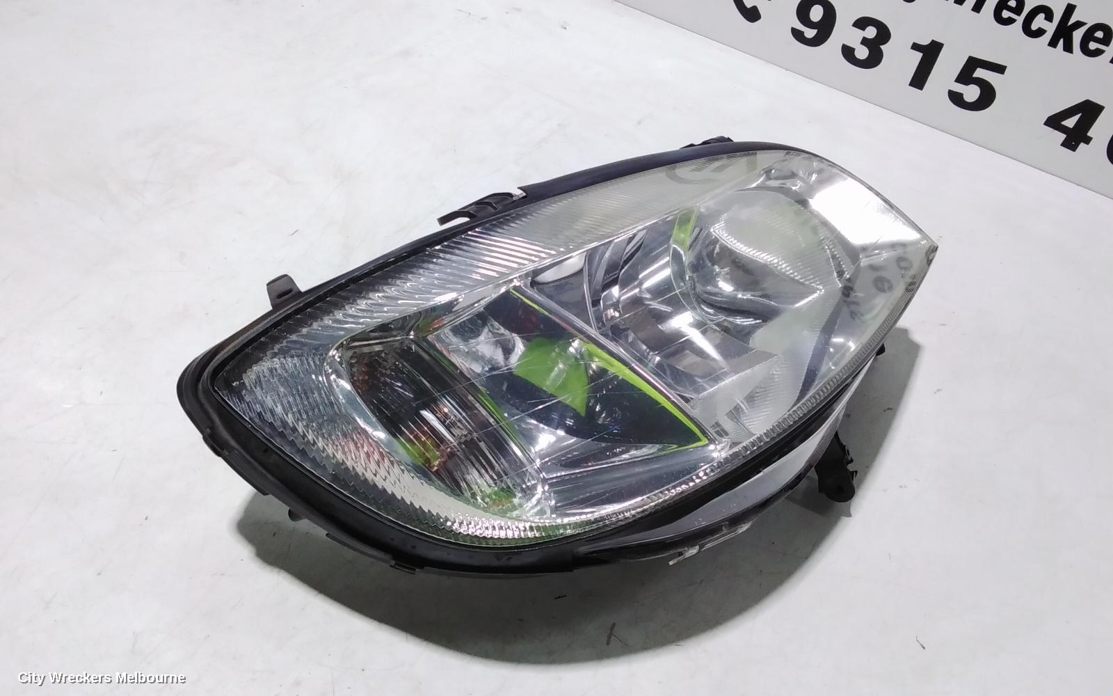 HOLDEN ASTRA RIGHT HEADLAMP, TS, CHROME, INSERT TYPE, 09/1998 - 10/2006