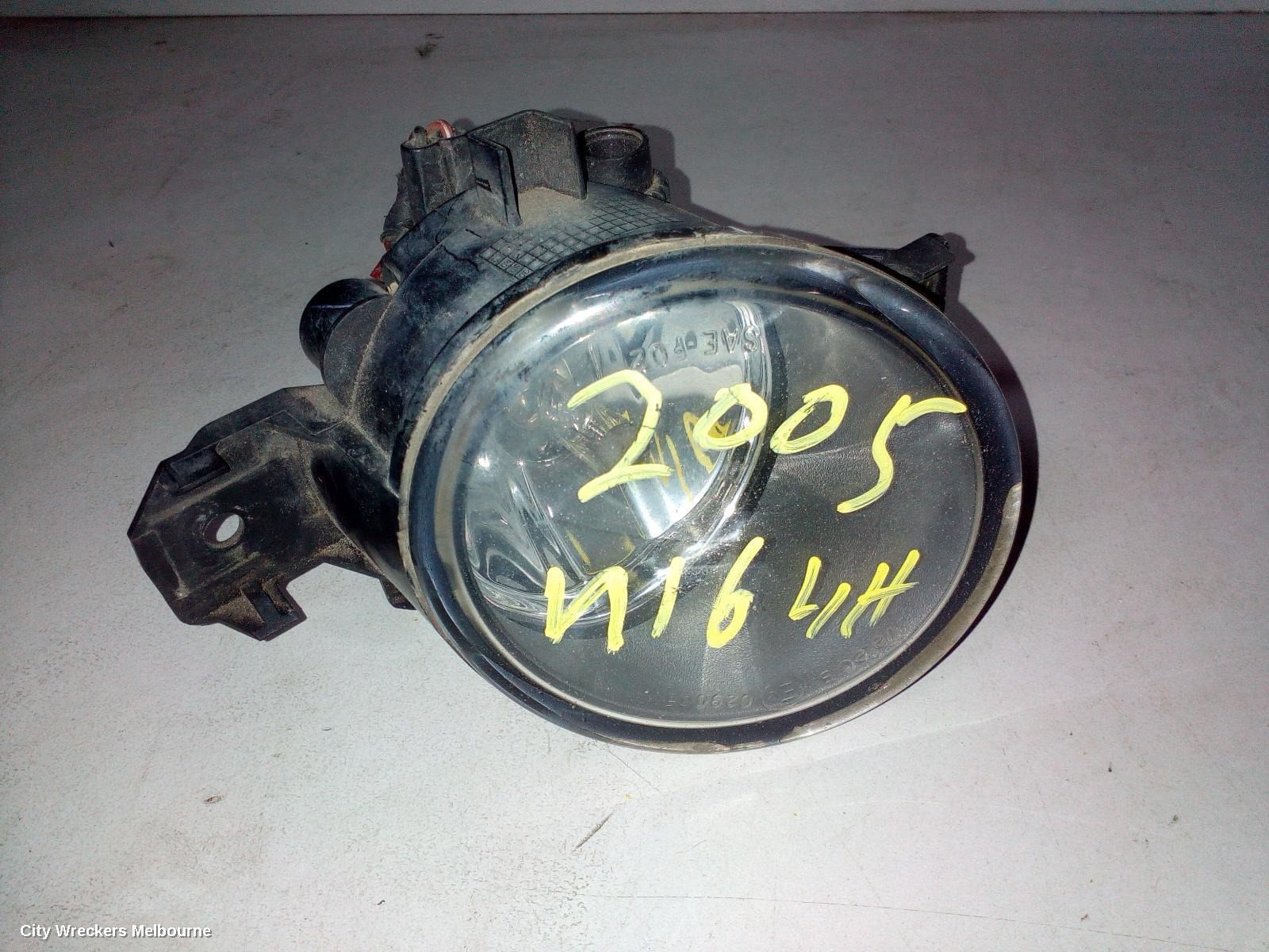 NISSAN PULSAR LEFT INDICATOR/FOG/SIDE, BUMPER FOGLAMP, N16 SII, 08/2003 - 12/2005
