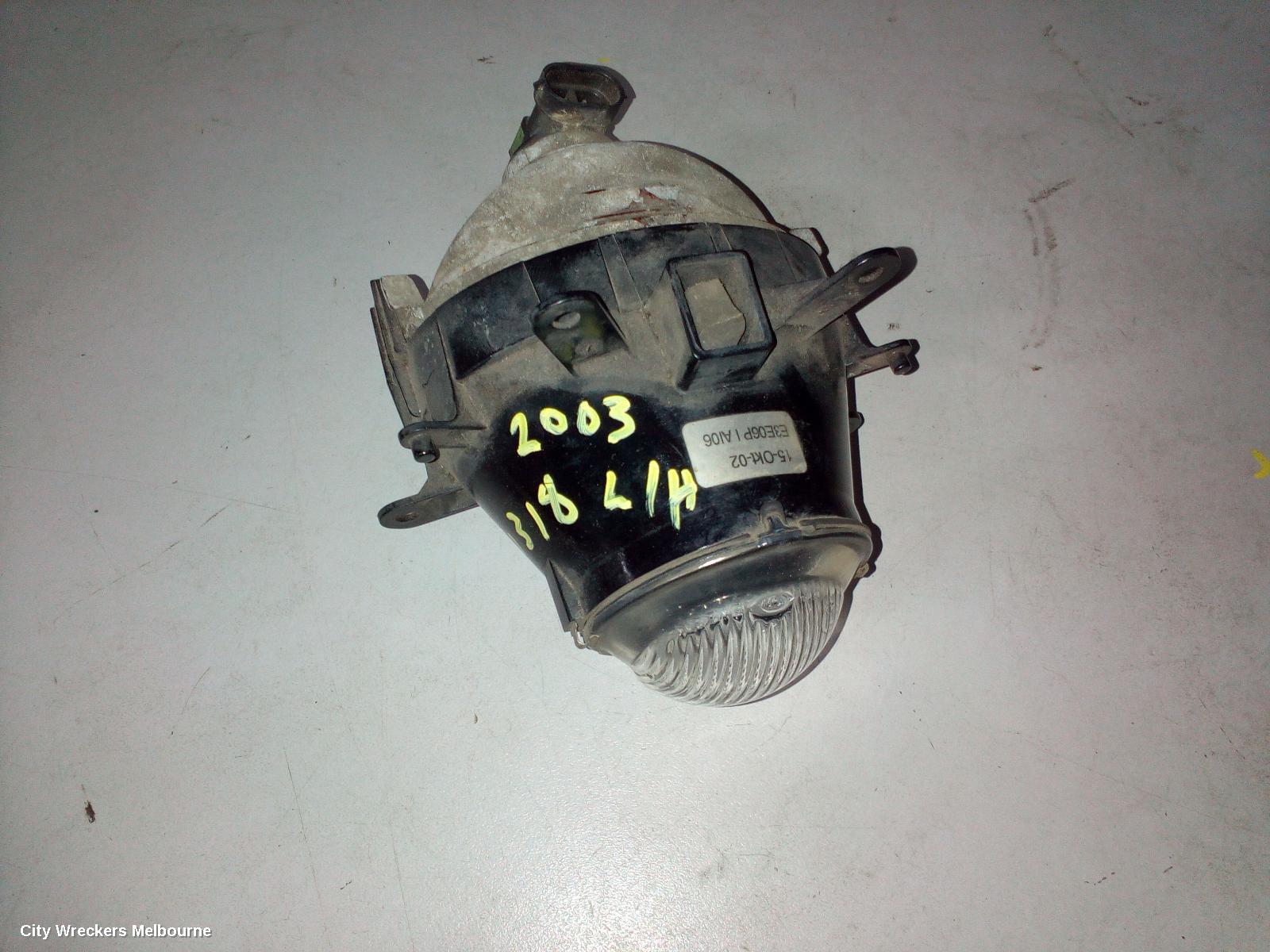 BMW 3 SERIES LEFT INDICATOR/FOG/SIDE, BUMPER FOGLAMP, E46, COUPE/CABRIO, STANDARD, ROUND TYPE, 03/2003 - 07/2006