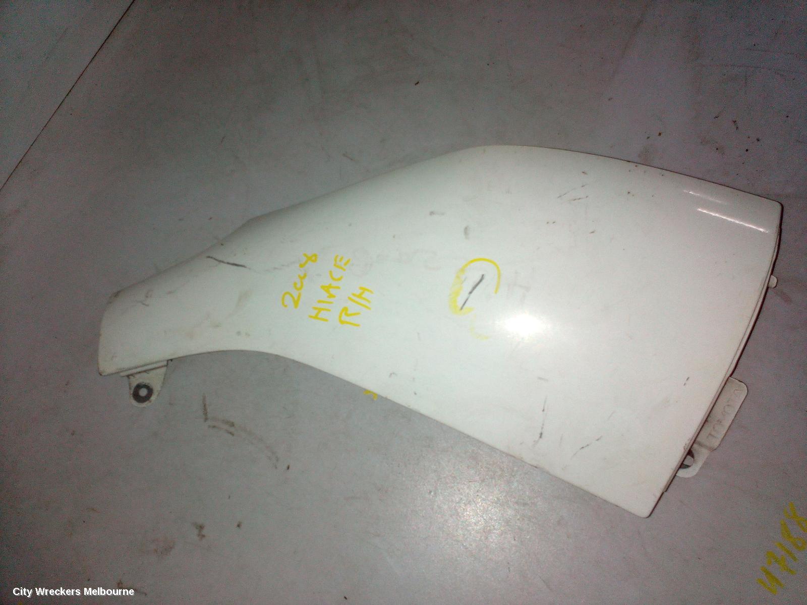 TOYOTA HIACE RIGHT GUARD, TRH/KDH, CORNER PANEL, 03/2005 - 04/2019