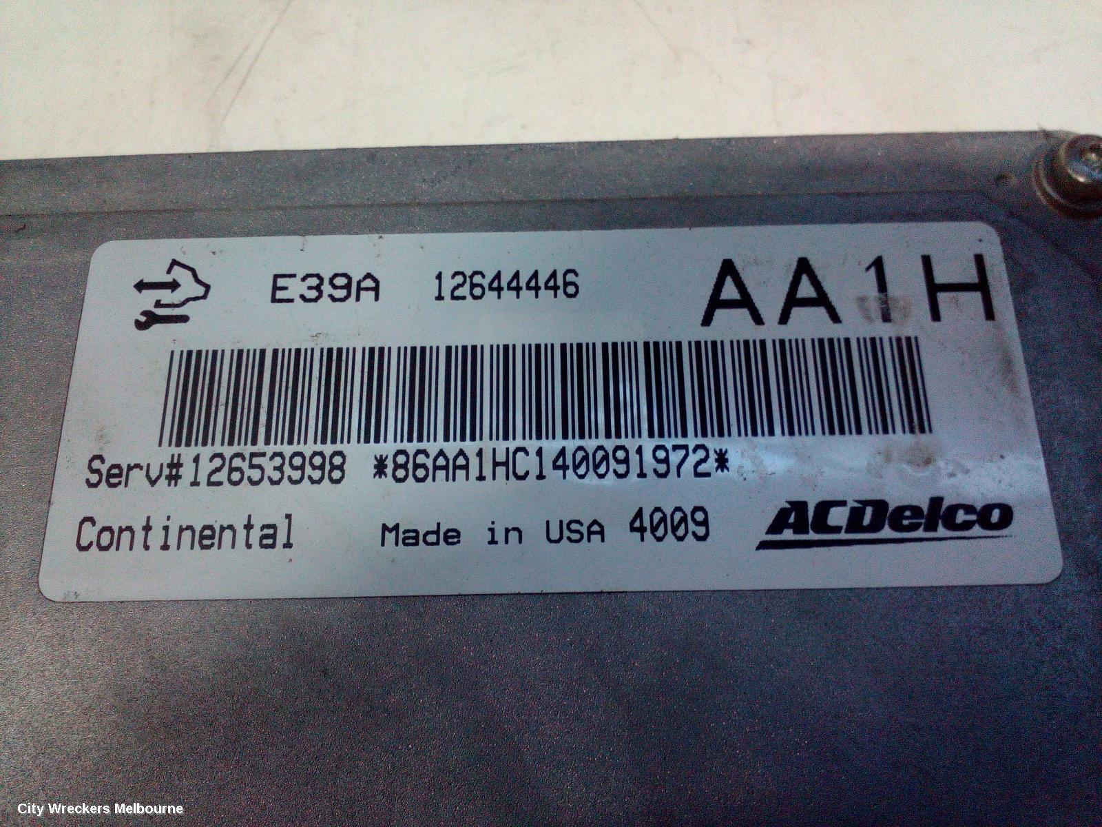 HOLDEN COMMODORE ECU, ENGINE ECU, V6, ECU ONLY, VF, 05/2013 - 12/2017