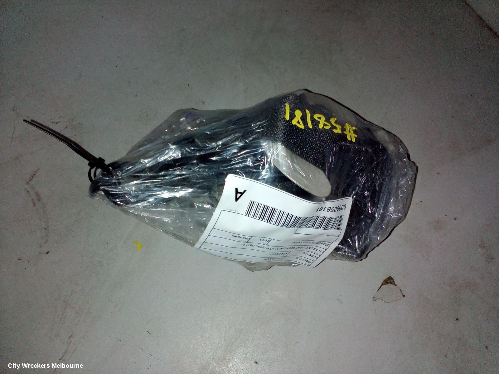 SUBARU OUTBACK SEATBELT/STALK, LH FRONT, SEAT BELT ONLY, 6TH GEN, 08/2014 ONWARDS