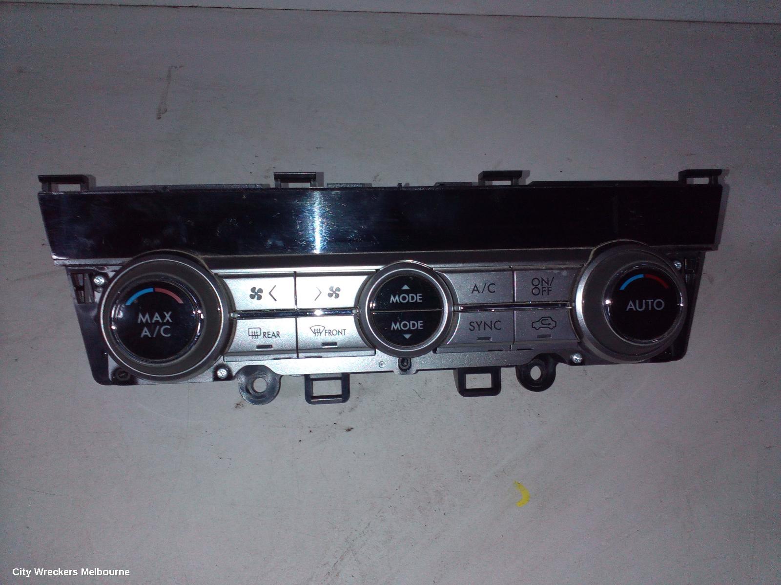 SUBARU OUTBACK HEATER/AC CONTROLS, 6TH GEN, CLIMATE CONTROL TYPE, NON HEATED SEATS, 08/2014 - 12/2020