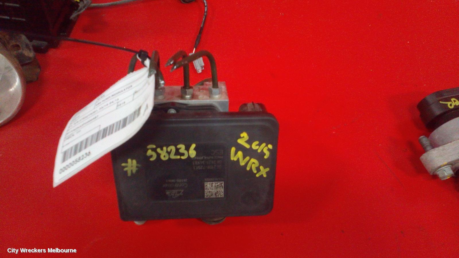 SUBARU WRX ABS PUMP/MODULATOR, V1, P/N 27536VA001, 03/2014 - 04/2016