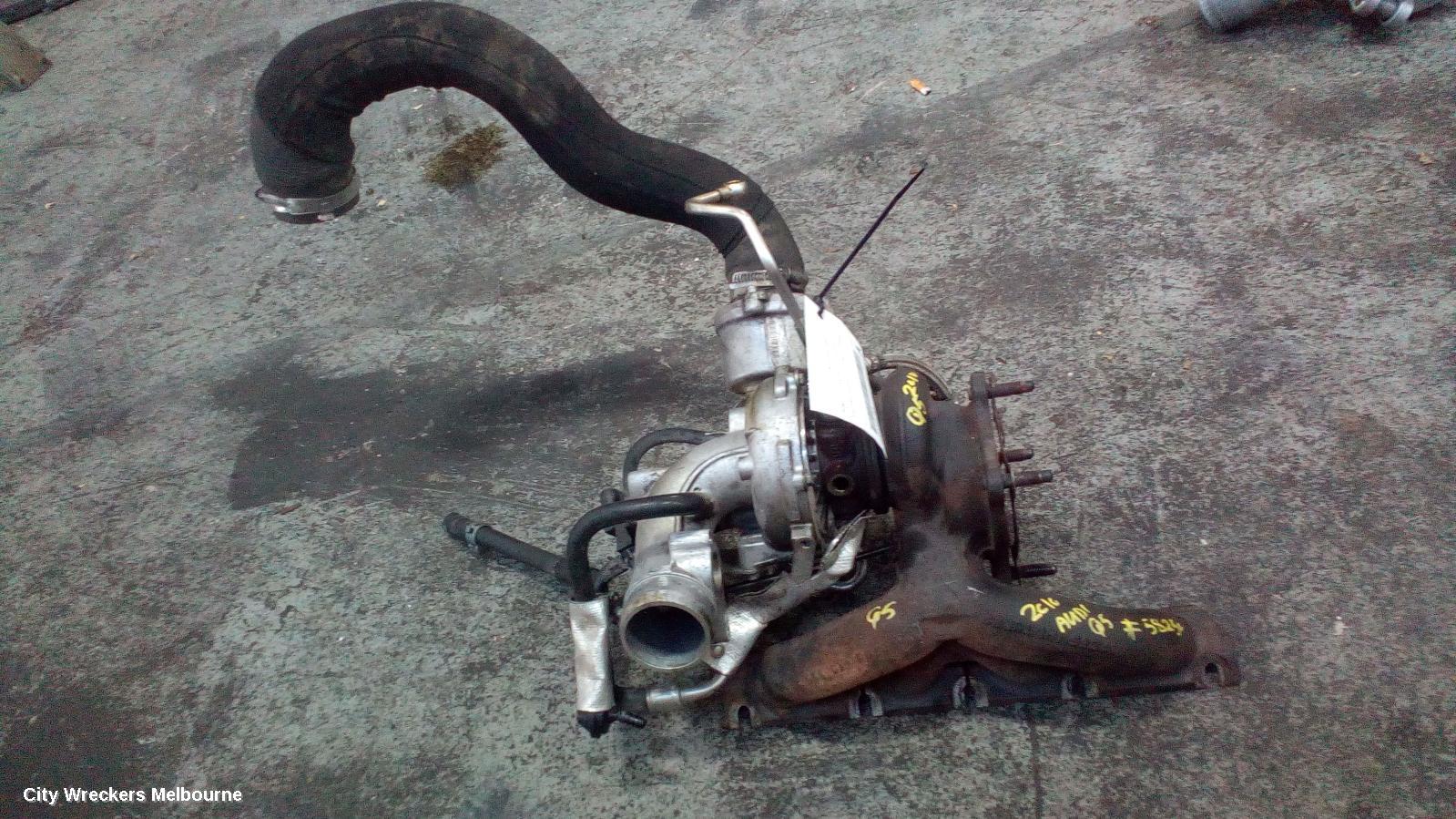 AUDI Q5 TURBO SUPERCHARGER, PETROL, 2.0, CDNB/CDNC CODE, 8R, 03/2009 - 10/2012