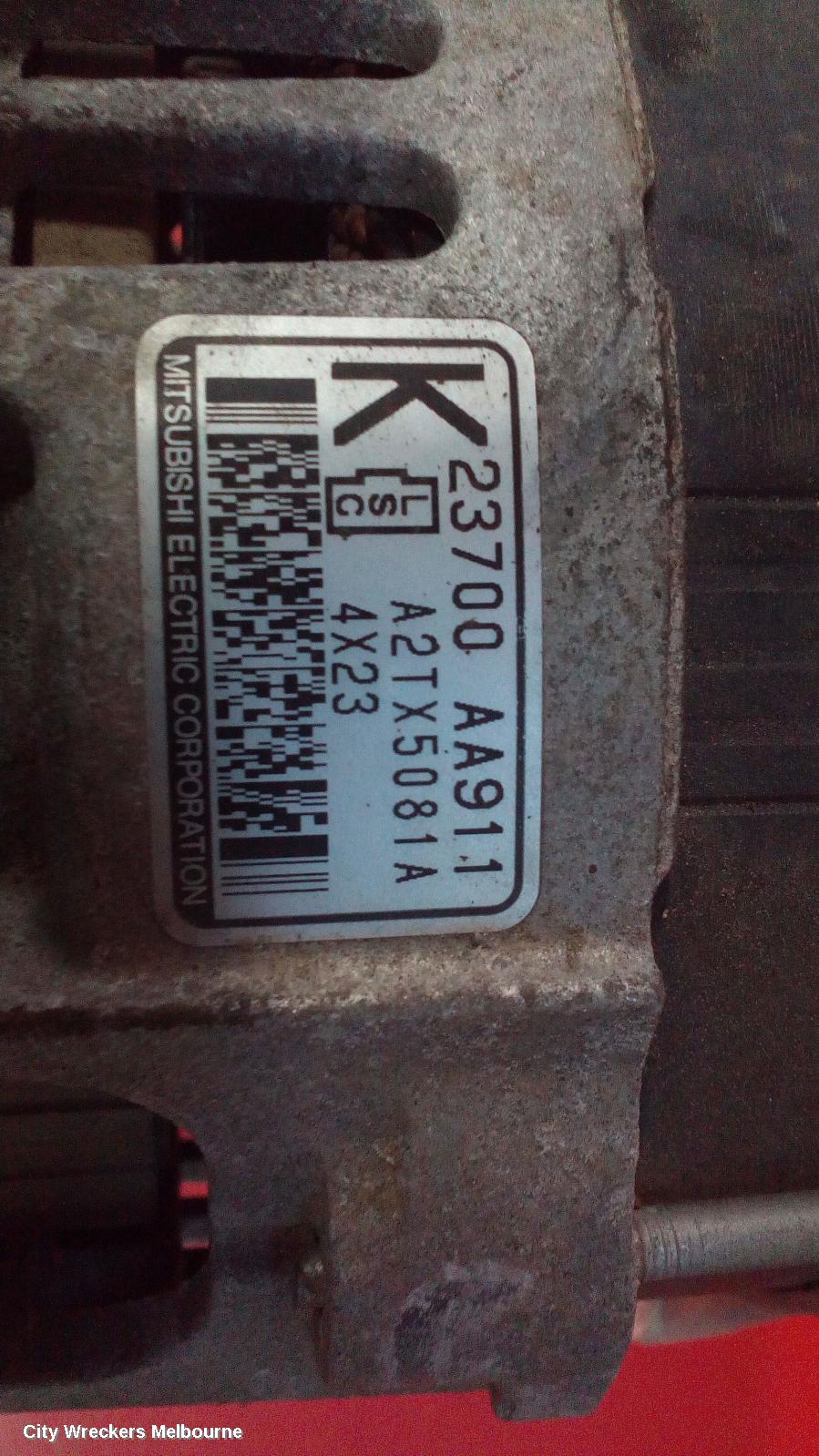 SUBARU WRX ALTERNATOR, PETROL, 2.0, FA20F, TURBO, V1, 03/2014 - 10/2021