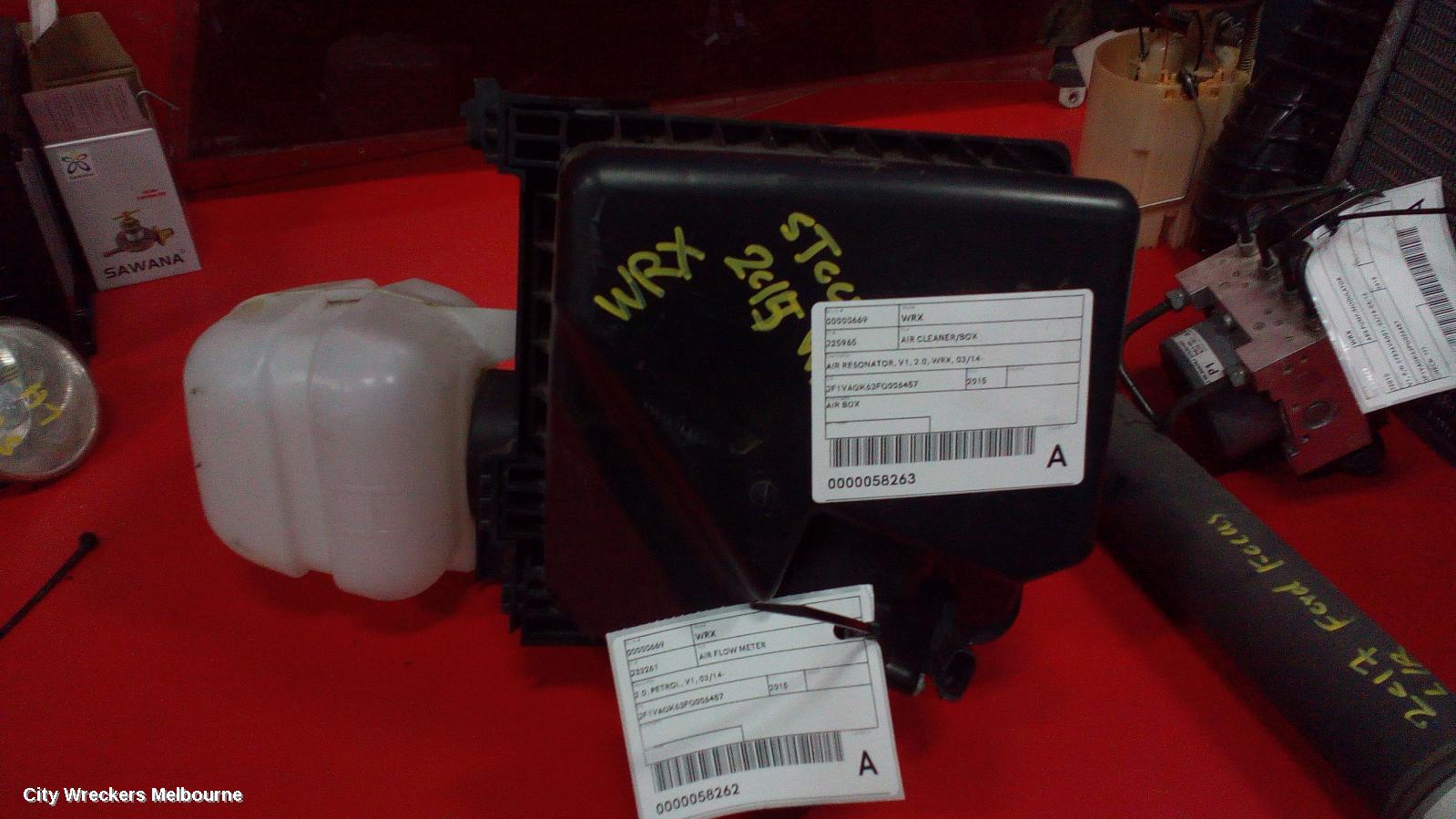 SUBARU WRX AIR FLOW METER, 2.0, PETROL, V1, 03/2014 ONWARDS