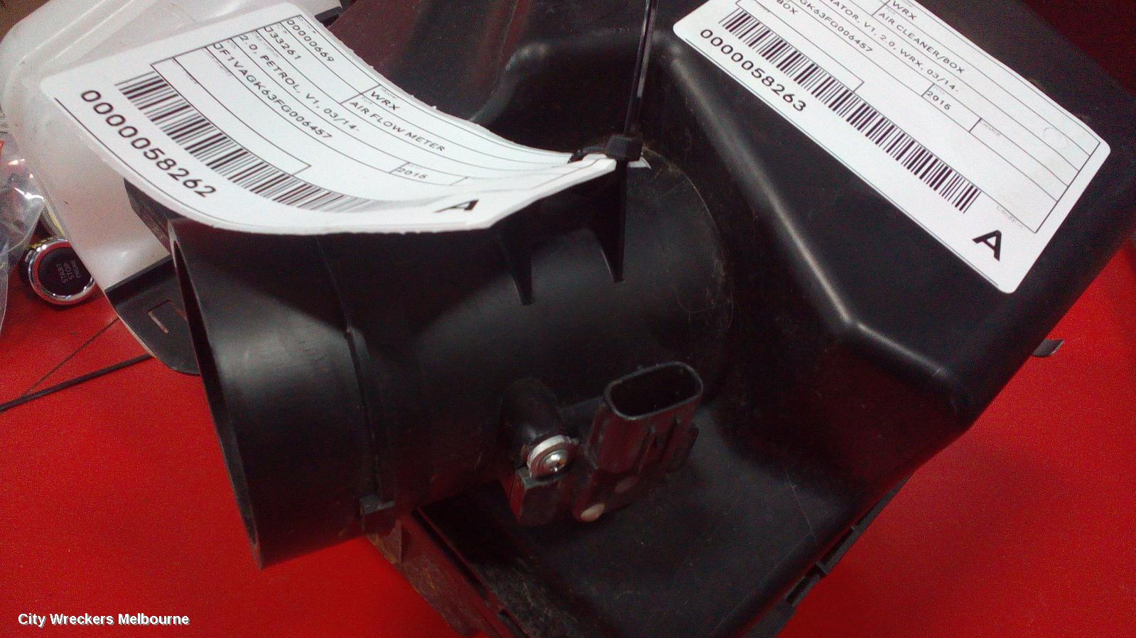 SUBARU WRX AIR FLOW METER, 2.0, PETROL, V1, 03/2014 ONWARDS
