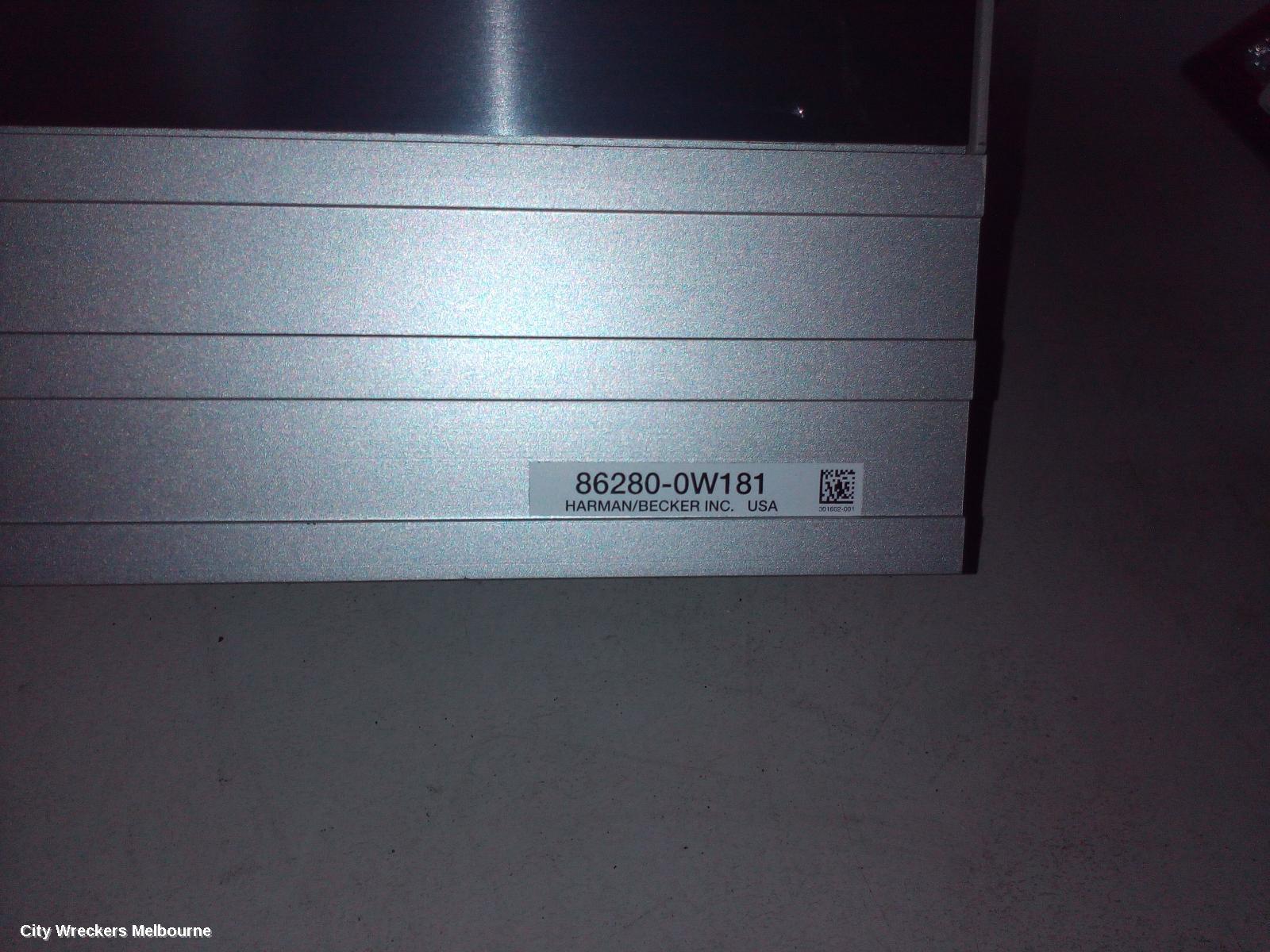 LEXUS RX SERIES RADIO/CD/DVD/SAT/TV, AMPLIFIER, MCU3#, 04/2003 - 11/2005