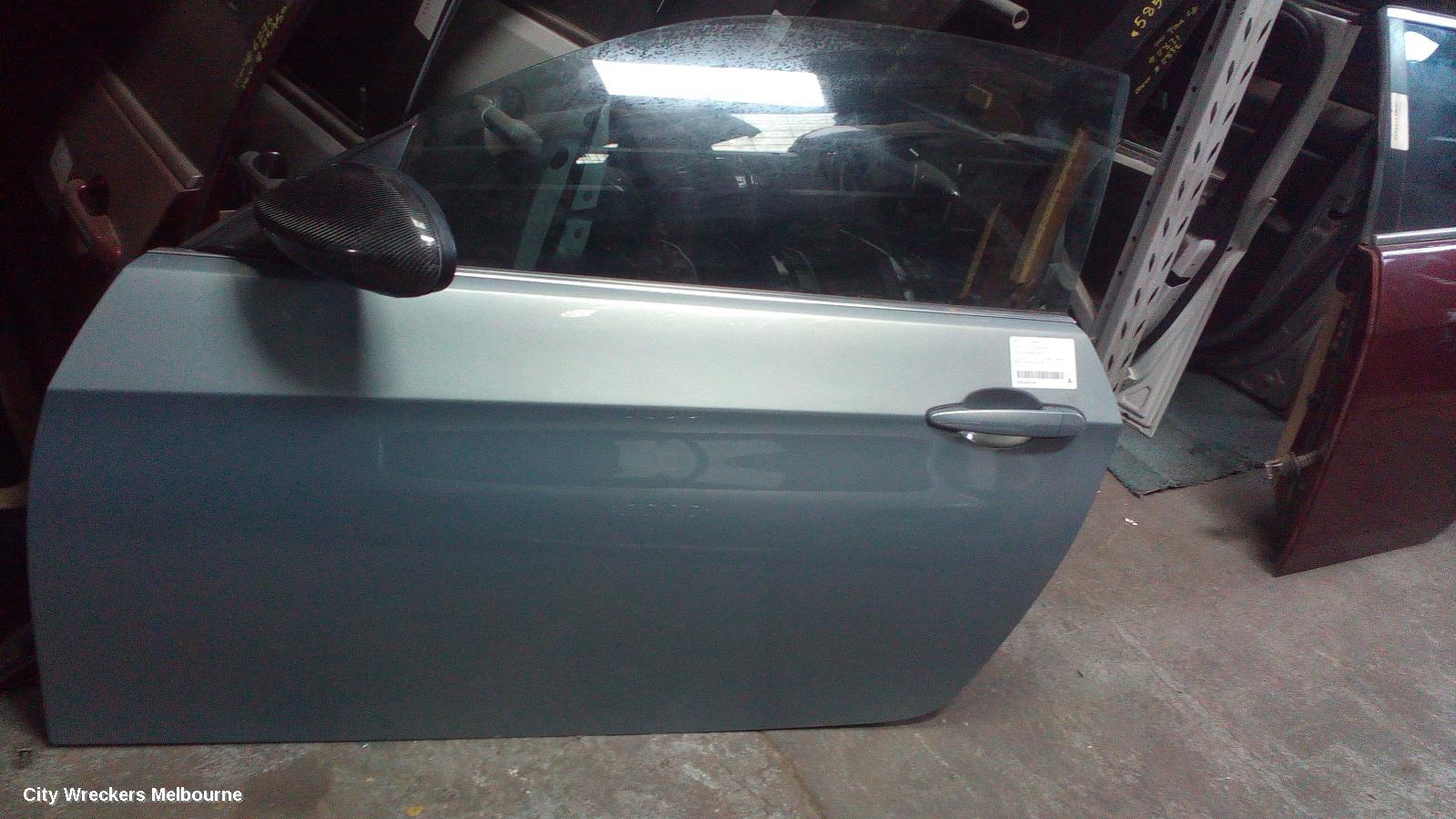 BMW 3 SERIES LEFT FRONT DOOR, E92, COUPE/CABRIO, 08/2006 - 05/2013