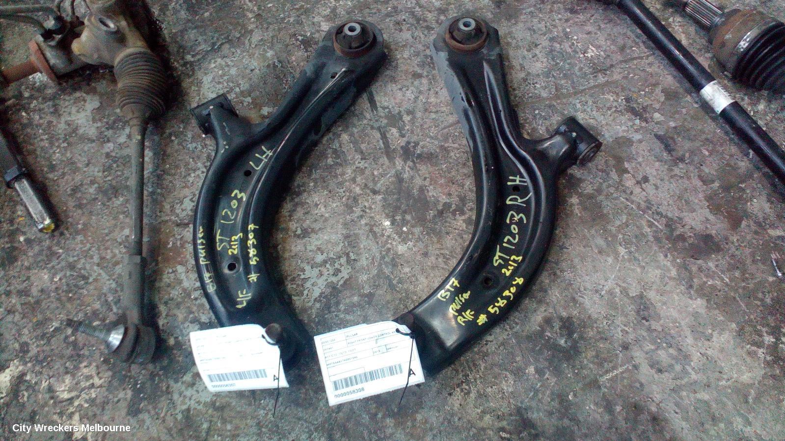 NISSAN PULSAR RIGHT FRONT LOWER CONTROL ARM, B17/C12, 12/2012 - 12/2017