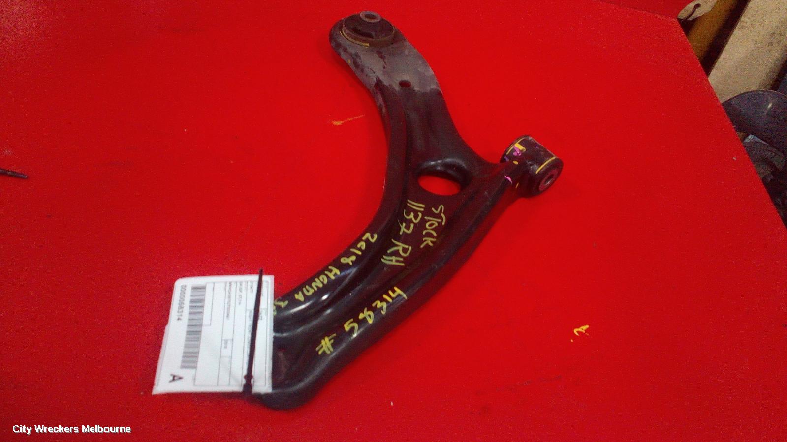 HONDA JAZZ RIGHT FRONT LOWER CONTROL ARM, GK/GF, 07/2014 ONWARDS