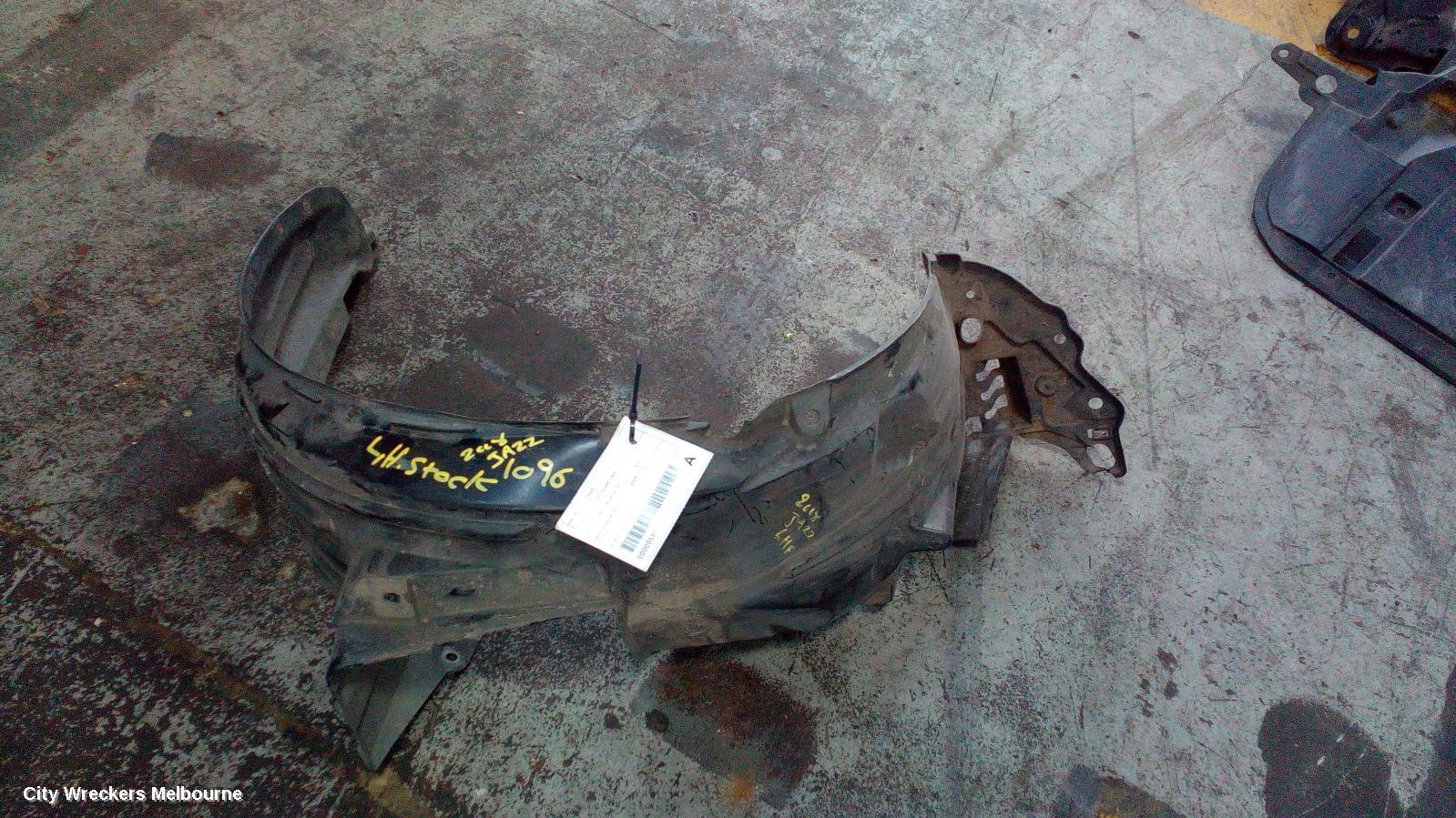 HONDA JAZZ LEFT GUARD LINER, GE, VTI-S/VIBE-S, 08/2008 - 06/2014