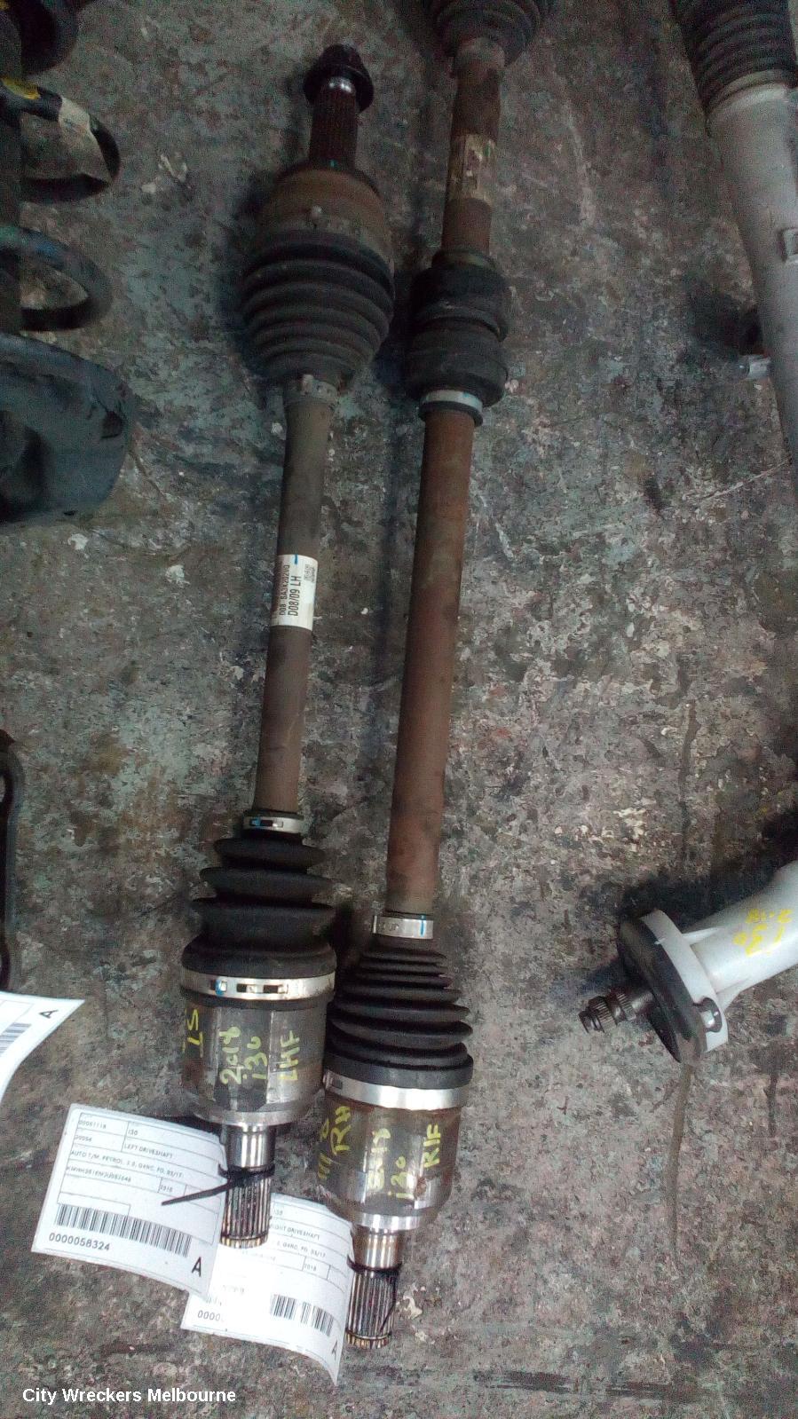 HYUNDAI I30 LEFT DRIVESHAFT, AUTO T/M, PETROL, 2.0, G4NC, PD, 03/2017 ONWARDS
