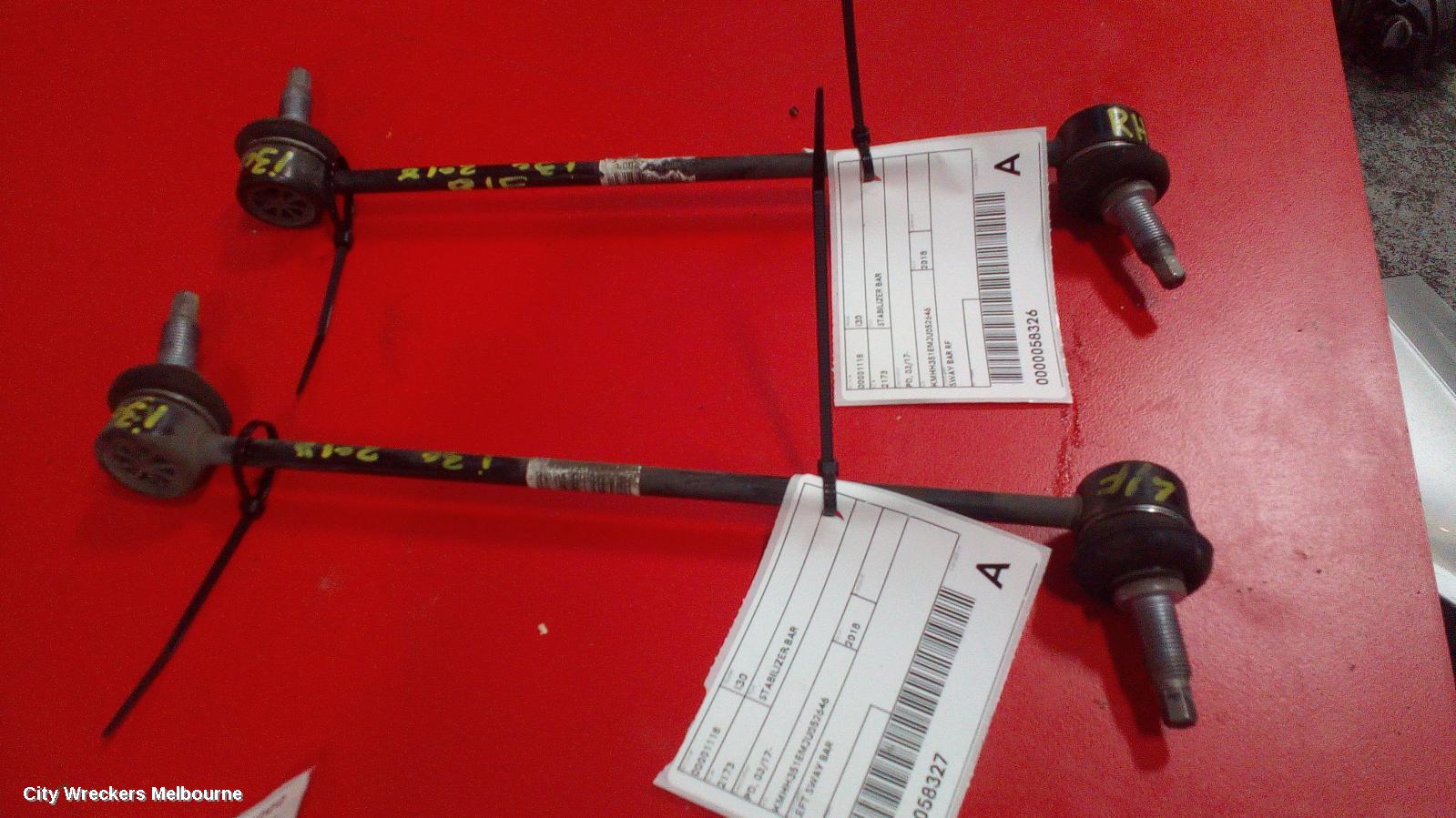HYUNDAI I30 STABILISER BAR, PD, HATCH, 03/2017 ONWARDS