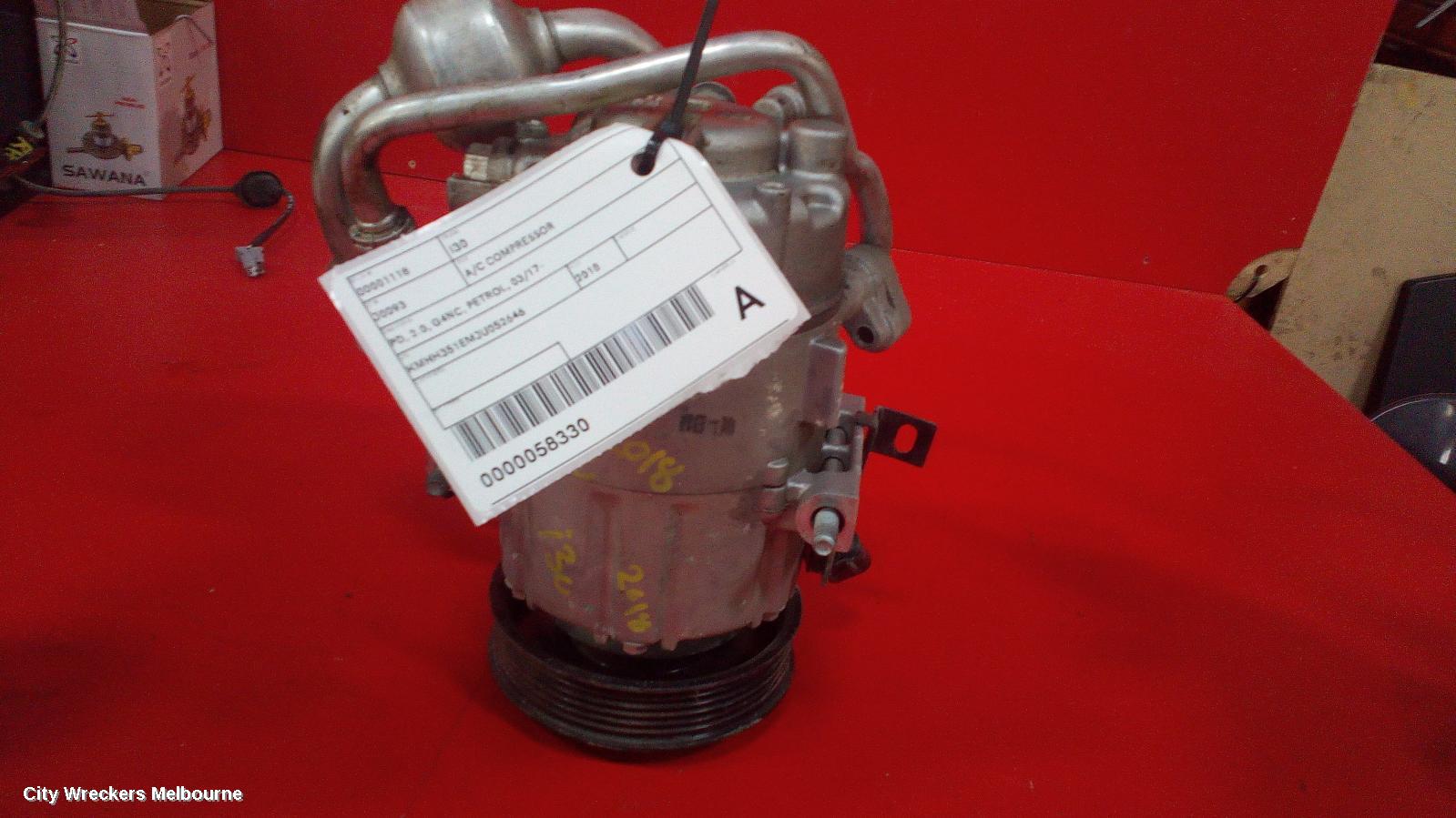 HYUNDAI I30 A/C COMPRESSOR, PD, 2.0, G4NC, PETROL, 03/2017 ONWARDS