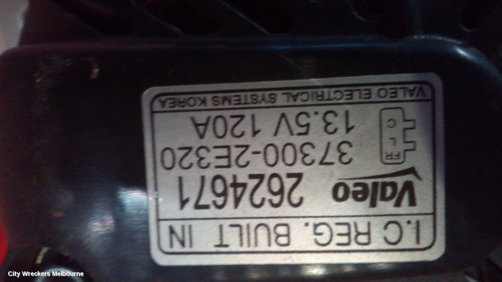 HYUNDAI I30 ALTERNATOR, PETROL, 2.0, G4NC, PD, HATCH (S. KOREA VIN KMHH), 03/2017 ONWARDS