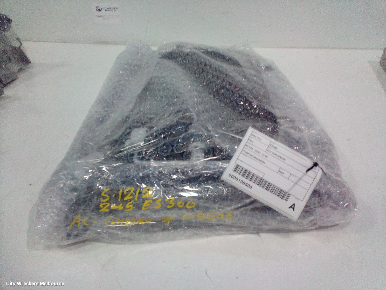 LEXUS ES300 (92-05) A/C CONDENSER, MCV30, 10/2001 - 12/2005