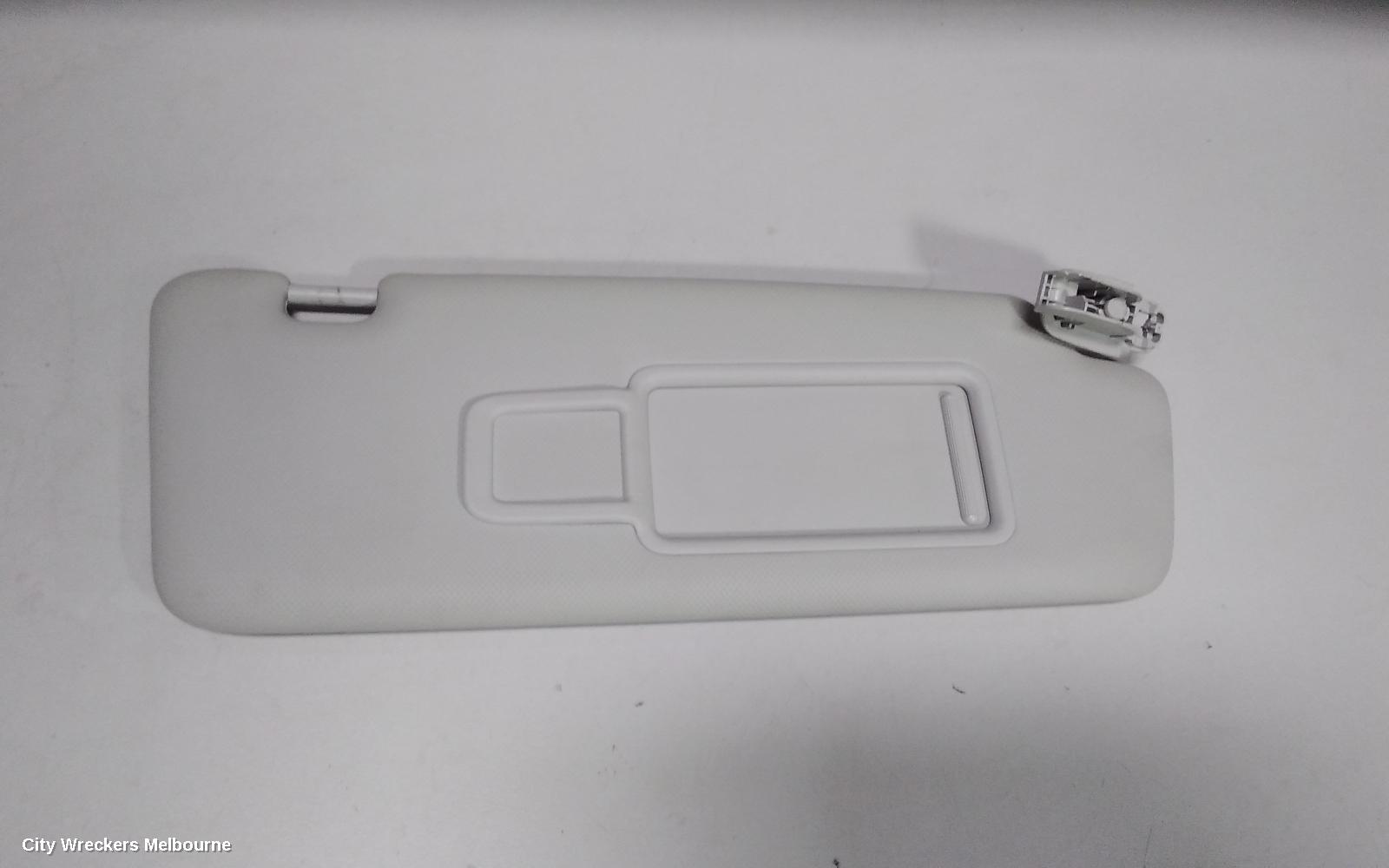 AUDI A4 SUNVISOR, B8 8K, RH SIDE, GREY,  02/2008 - 09/2015