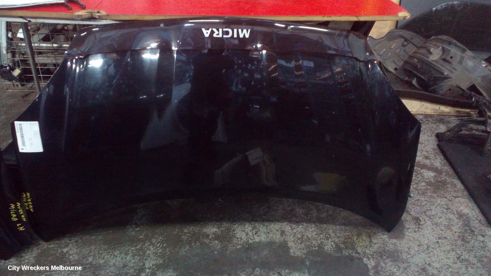 NISSAN MICRA BONNET, K13, 11/2010 - 11/2012