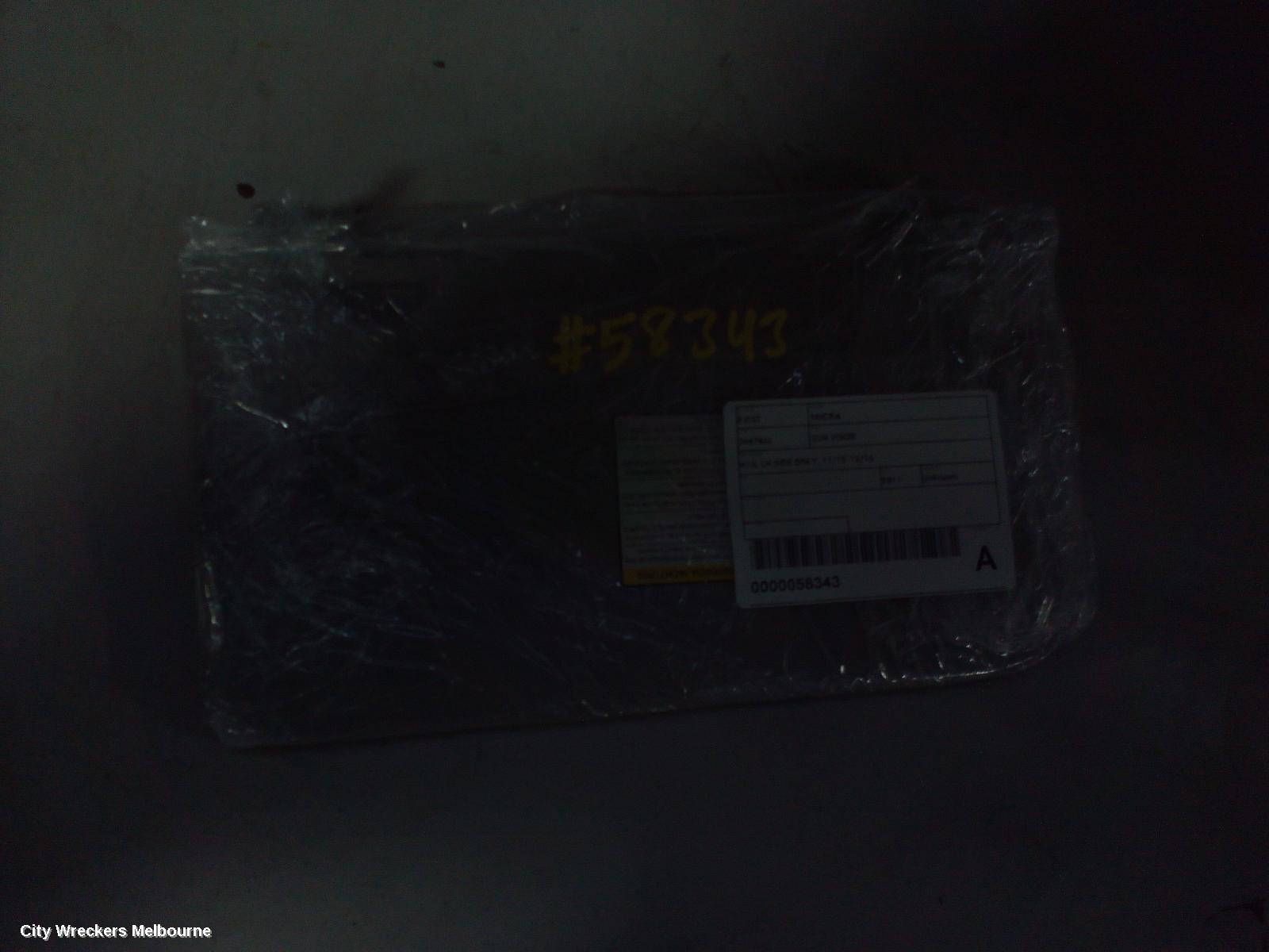 NISSAN MICRA SUNVISOR, K13, LH SIDE ONLY, 11/2010 - 12/2016
