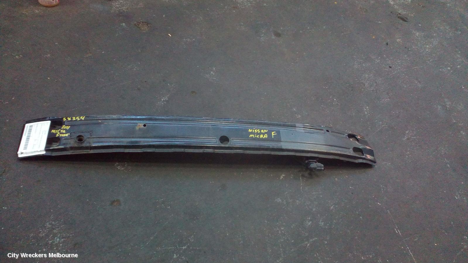 NISSAN MICRA F/BAR REINFORC/BRACK, LOWER REINFORCEMENT, K13, 11/2010 - 12/2012