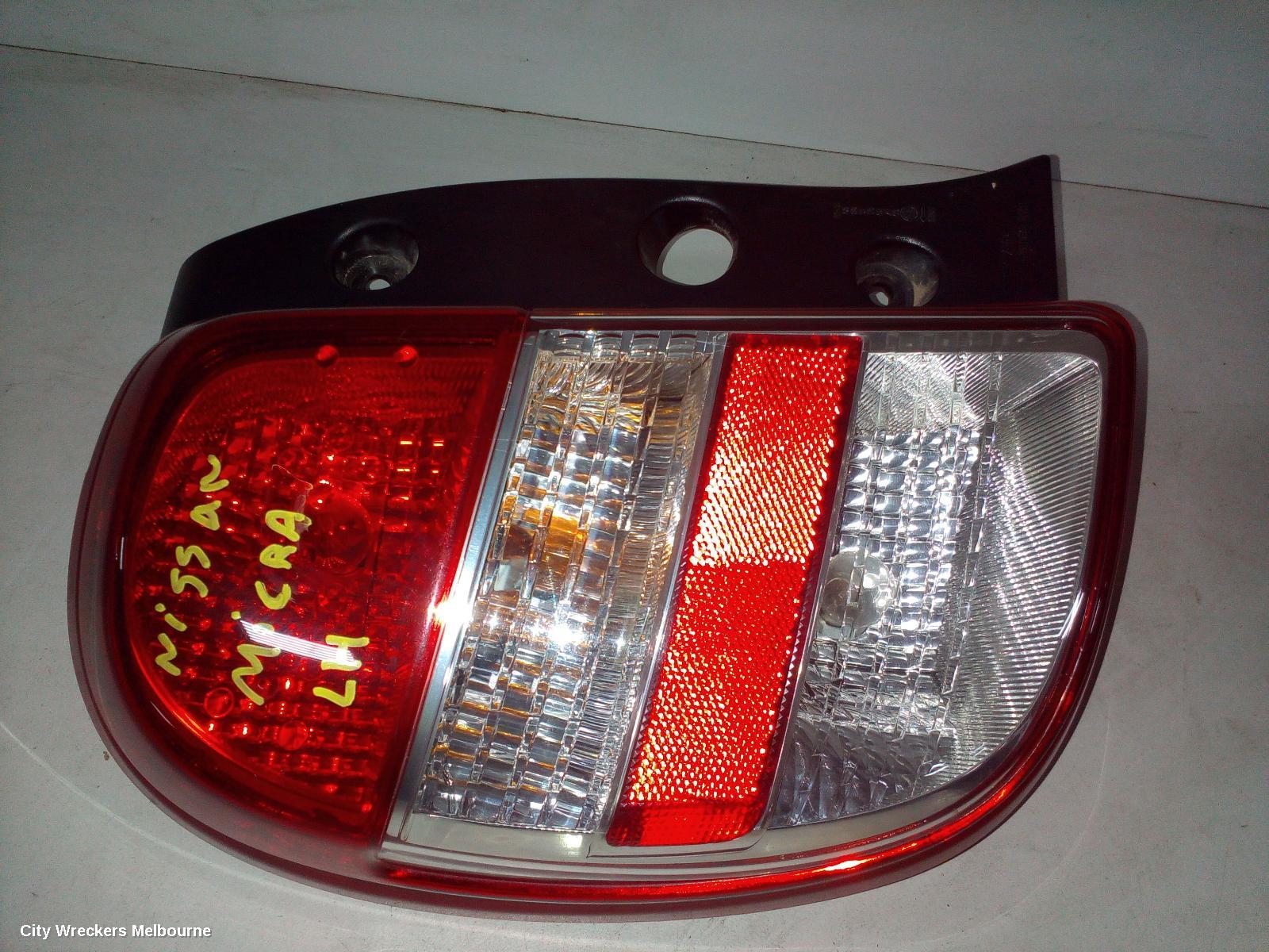 NISSAN MICRA LEFT TAILLIGHT, K13, 11/2010 - 11/2012