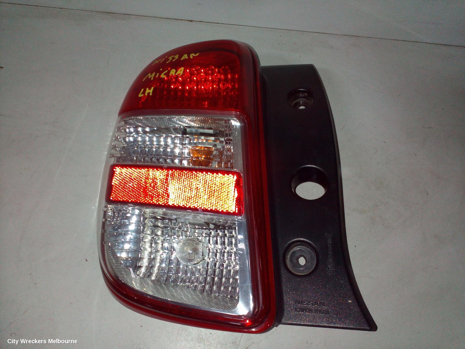 NISSAN MICRA LEFT TAILLIGHT, K13, 11/2010 - 11/2012