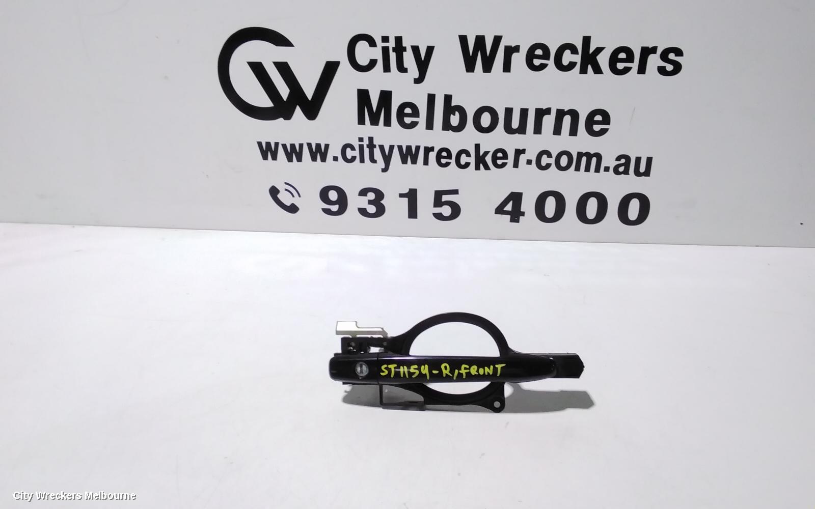 MITSUBISHI OUTLANDER DOOR HANDLE, OUTER, RH FRONT, COLOUR CODED, ZJ-ZL, 10/2012 - 07/2021