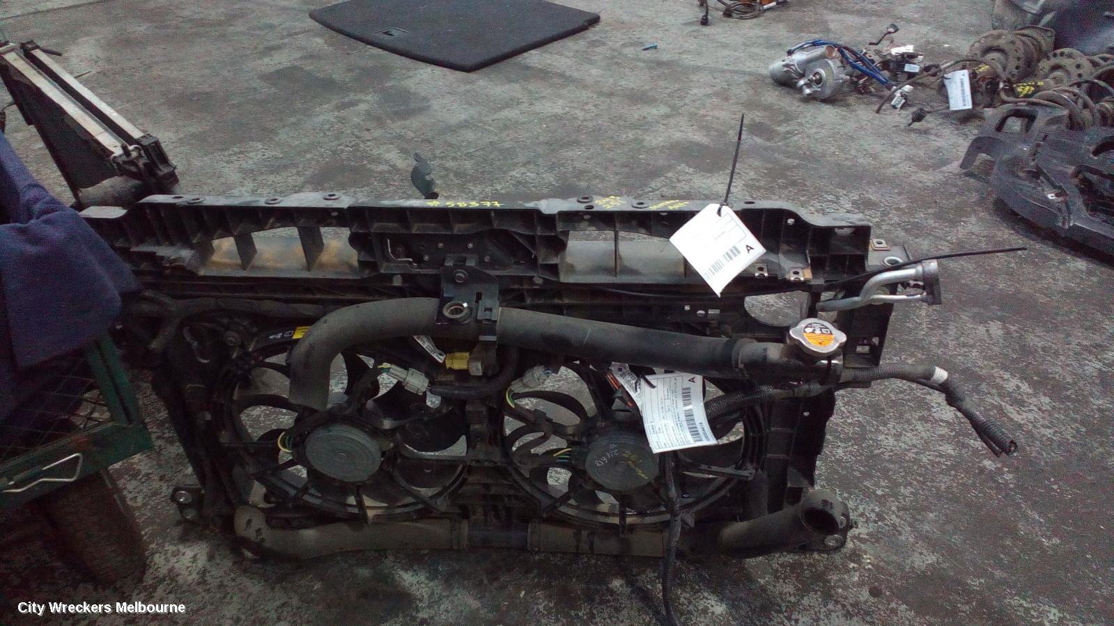 NISSAN MURANO RADIATOR SUPPORT, Z51, BOLT ON TYPE, 12/2008 - 12/2014
