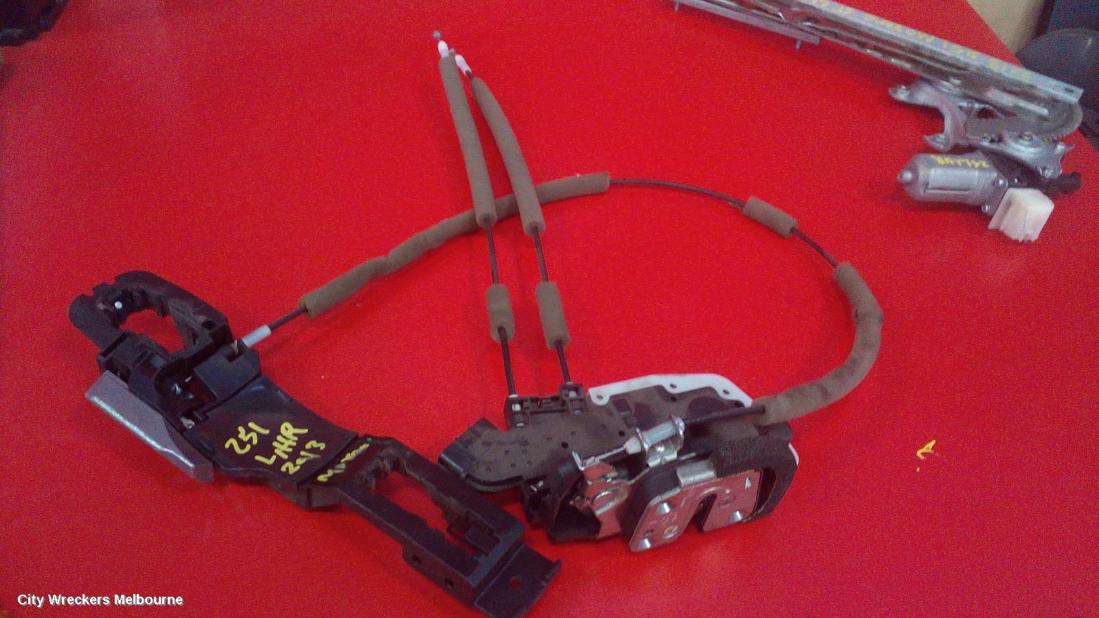 NISSAN MURANO DOOR/BOOT/GATE LOCK, LEFT REAR DOOR LOCK, Z51, 12/2008 - 12/2014