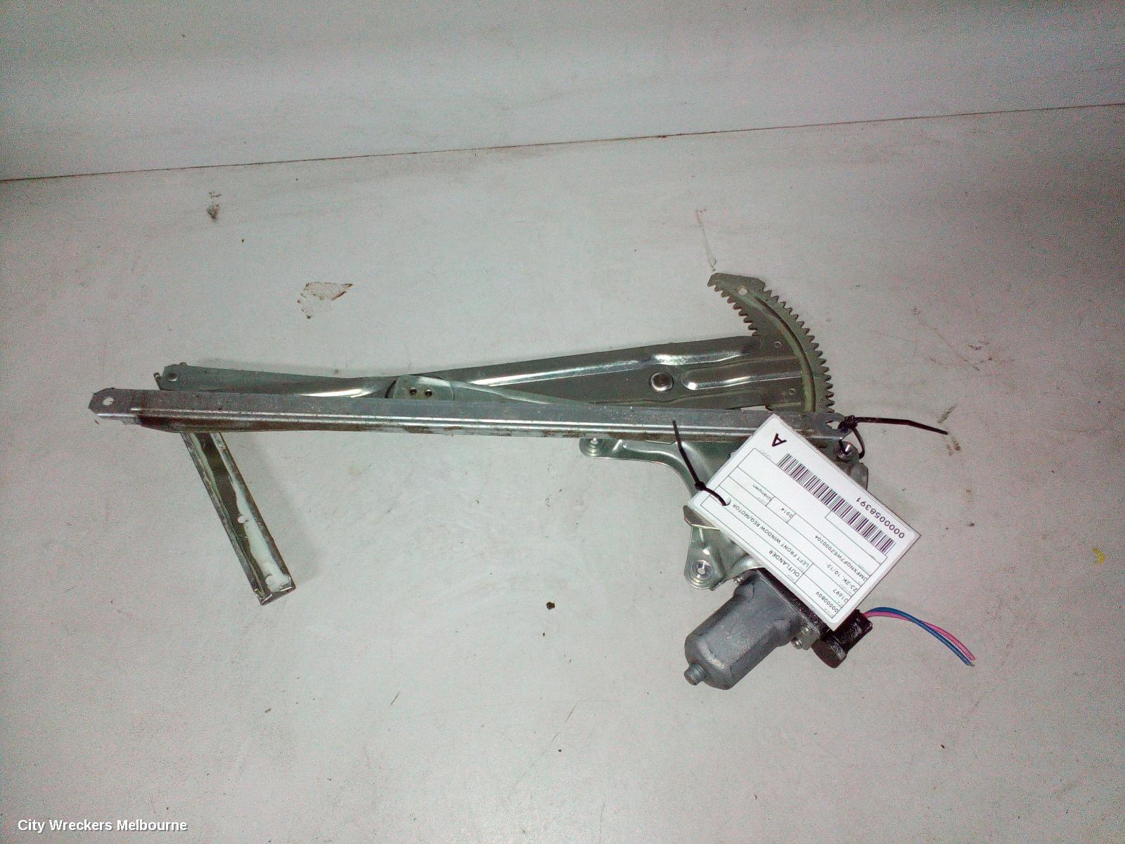 MITSUBISHI OUTLANDER LEFT FRONT WINDOW REG/MOTOR, ZJ-ZK, 10/2012 ONWARDS
