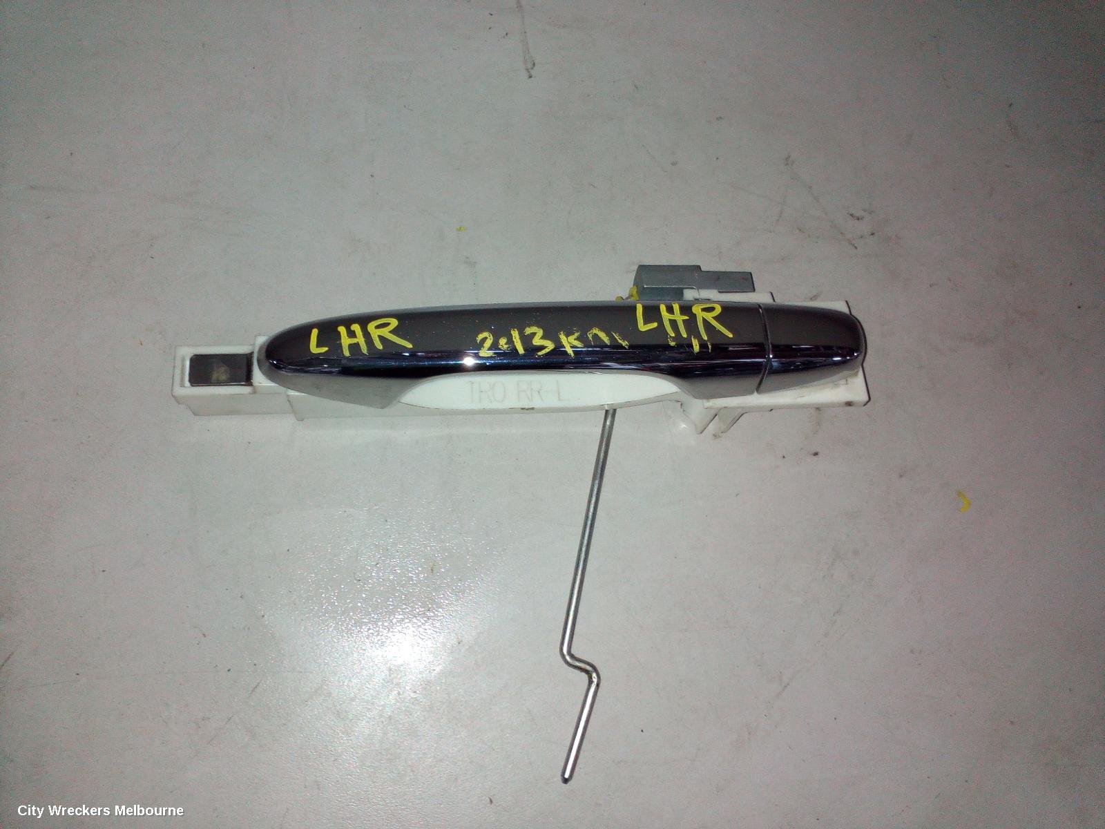 HONDA CRV DOOR HANDLE, OUTER, LH REAR, CHROME, RM, 11/2012 - 04/2017