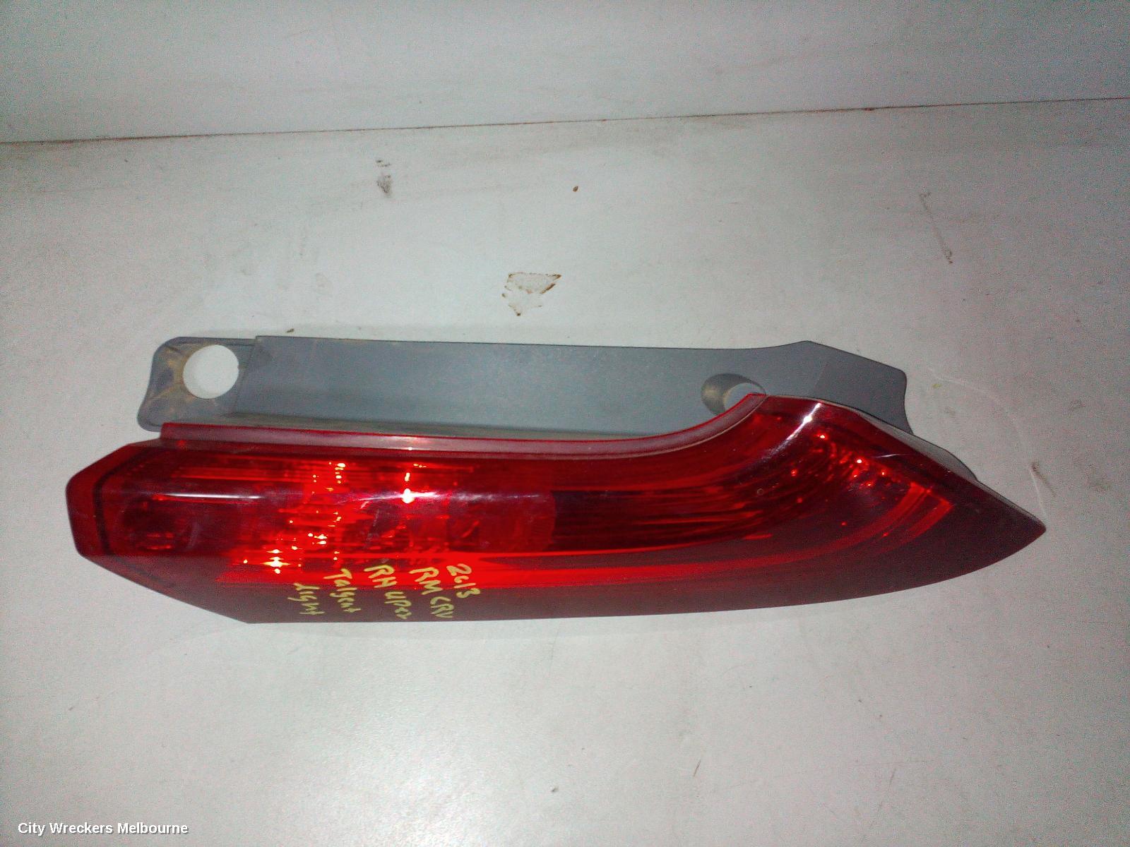 HONDA CRV RIGHT TAILLIGHT, RM, UPPER, PETROL TYPE, 11/2012 - 10/2014