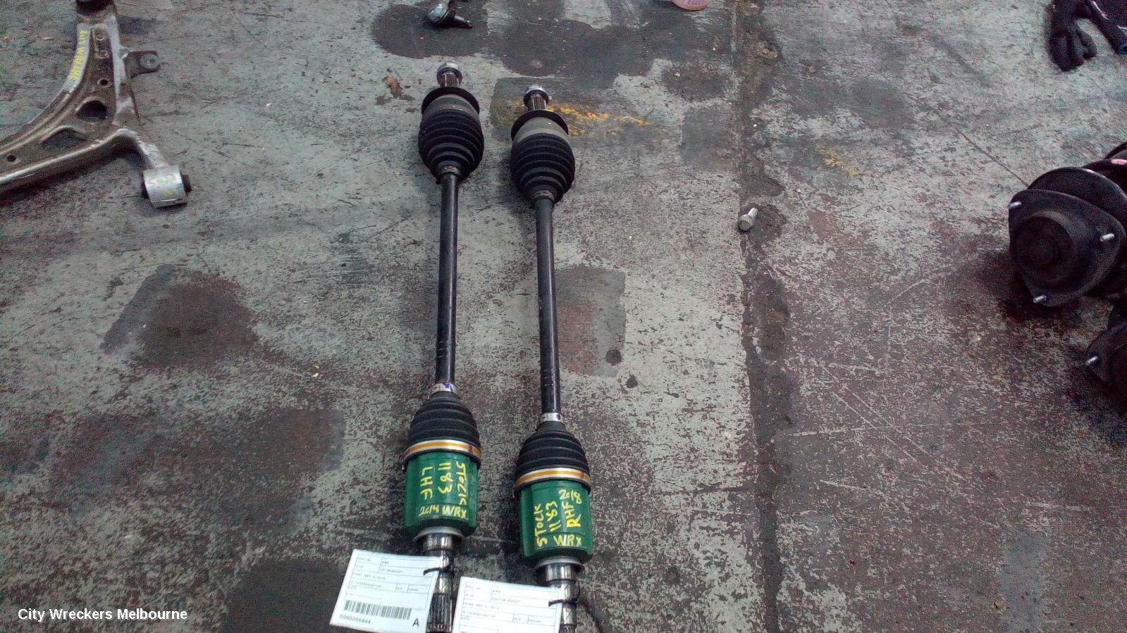 SUBARU WRX LEFT DRIVESHAFT, FRONT, WRX, V1, 03/2014 ONWARDS