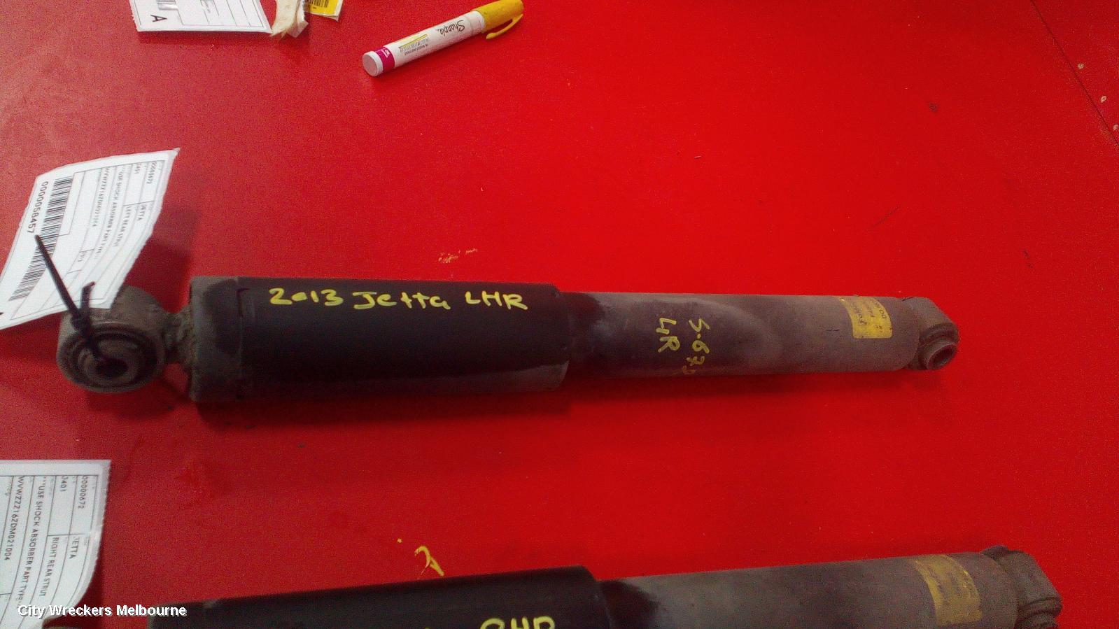 VOLKSWAGEN JETTA LEFT REAR STRUT, ***USE SHOCK ABSORBER PART TYPE***