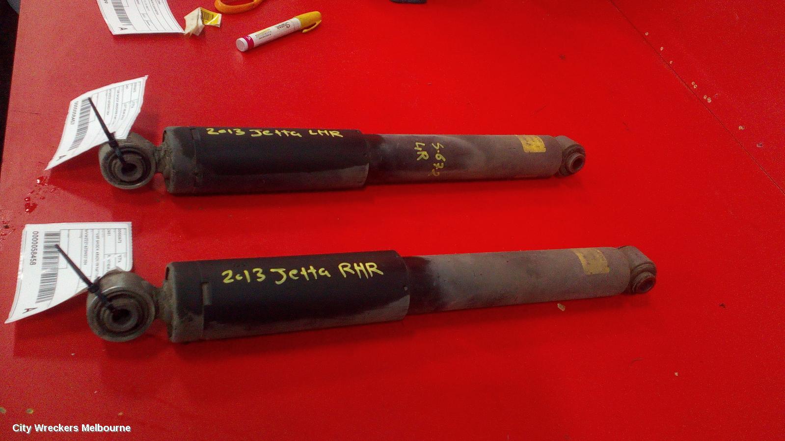 VOLKSWAGEN JETTA LEFT REAR STRUT, ***USE SHOCK ABSORBER PART TYPE***