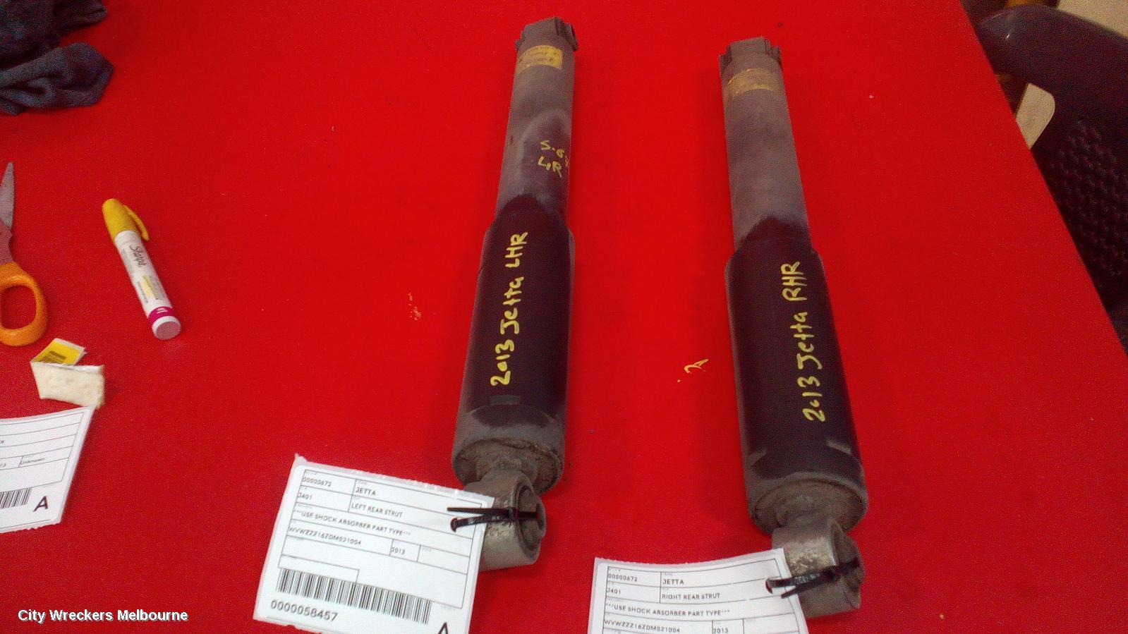 VOLKSWAGEN JETTA RIGHT REAR STRUT, ***USE SHOCK ABSORBER PART TYPE***