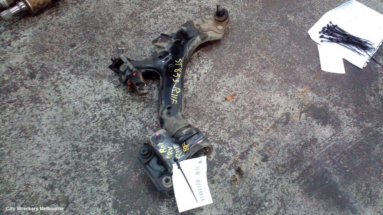 HONDA CRV RIGHT FRONT LOWER CONTROL ARM, RM, VTI-L, 11/2012 - 04/2017