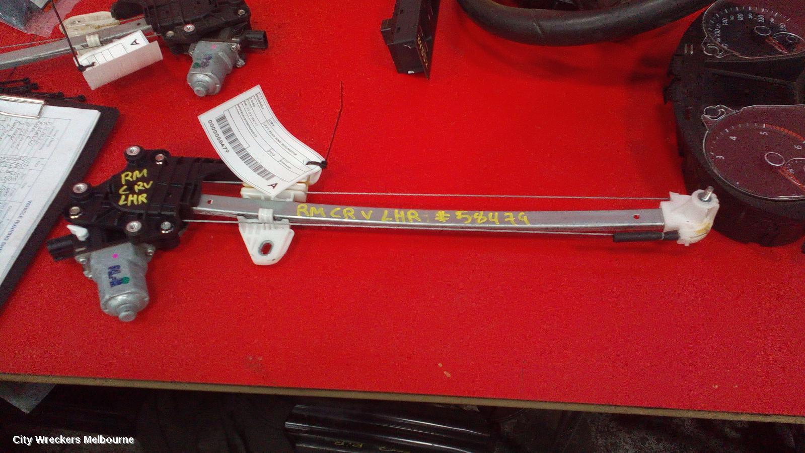 HONDA CRV LEFT REAR WND REG/MOTOR, RM, 11/2012 - 04/2017