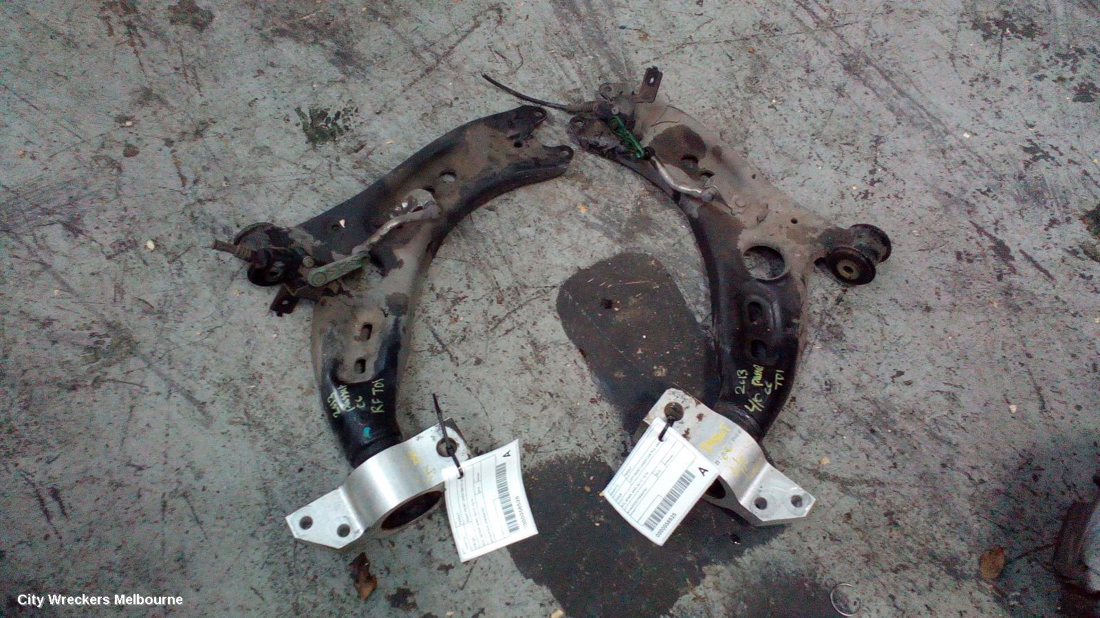 VOLKSWAGEN PASSAT LEFT FRONT LOWER CONTROL ARM, 3CC, SEDAN, AWD, 03/2012 - 12/2016