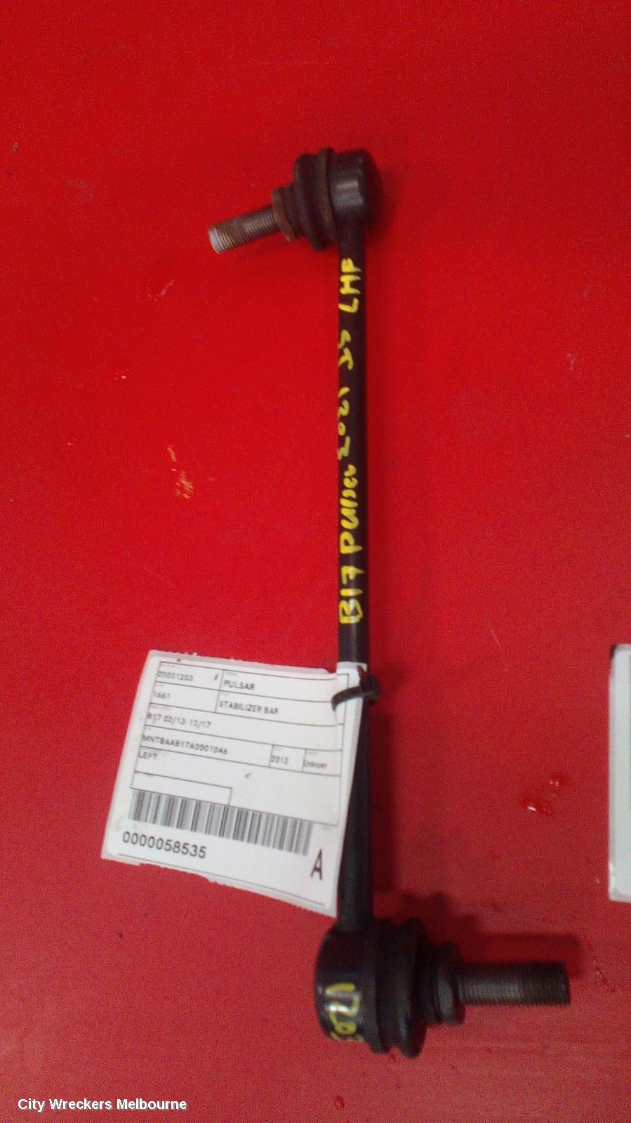 NISSAN PULSAR STABILISER BAR, B17 02/2013 - 12/2017