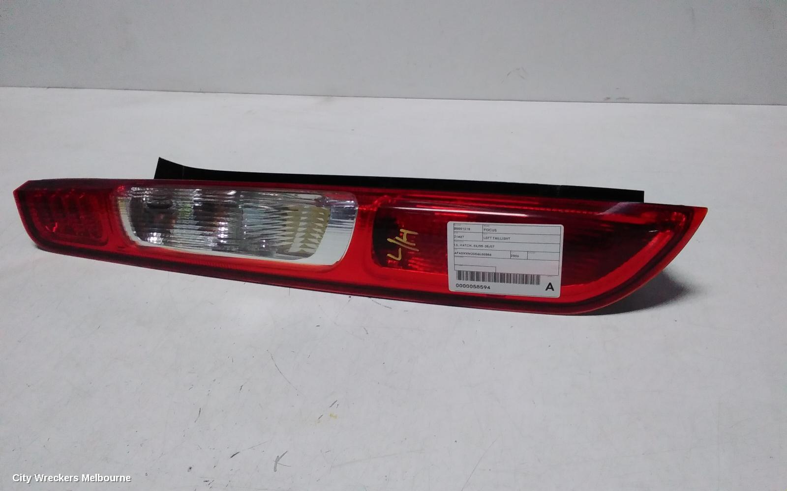 FORD FOCUS LEFT TAILLIGHT, LS, HATCH, 06/2005 - 05/2007