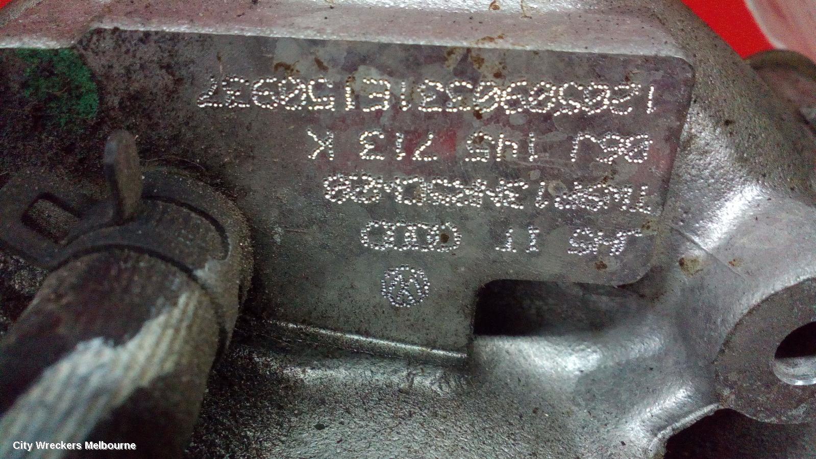 VOLKSWAGEN EOS TURBO SUPERCHARGER, PETROL, 2.0, CAWB/CCZA/CCZB CODE, 1F, 08/2008 - 12/2014