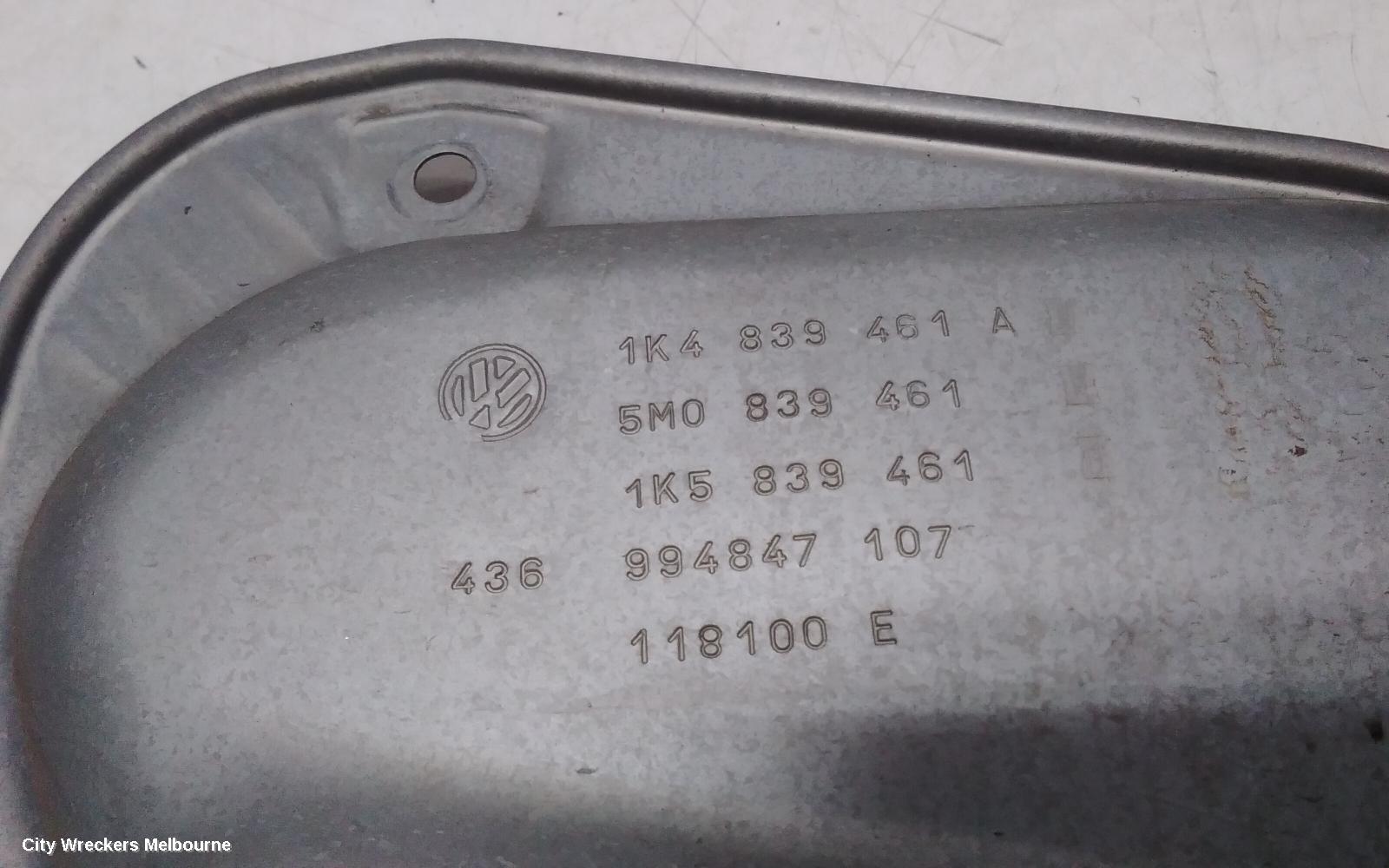VOLKSWAGEN GOLF LEFT REAR WND REG/MOTOR, GEN 5 06/2004 - 02/2009